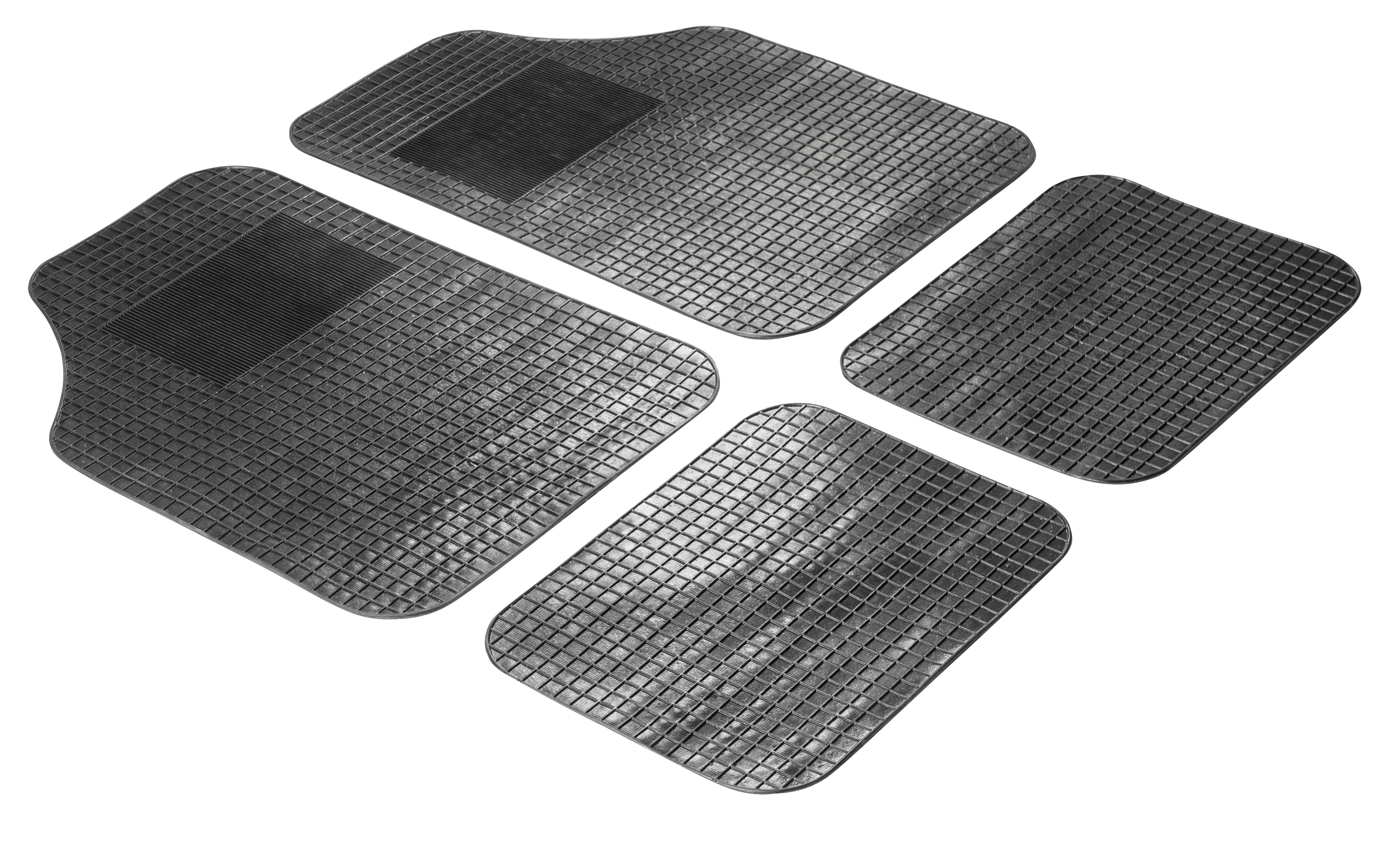 CarComfort Gummimatte Varios 4-teilig, schwarz CarComfort Gummimatte Varios 4-teilig, schwarz