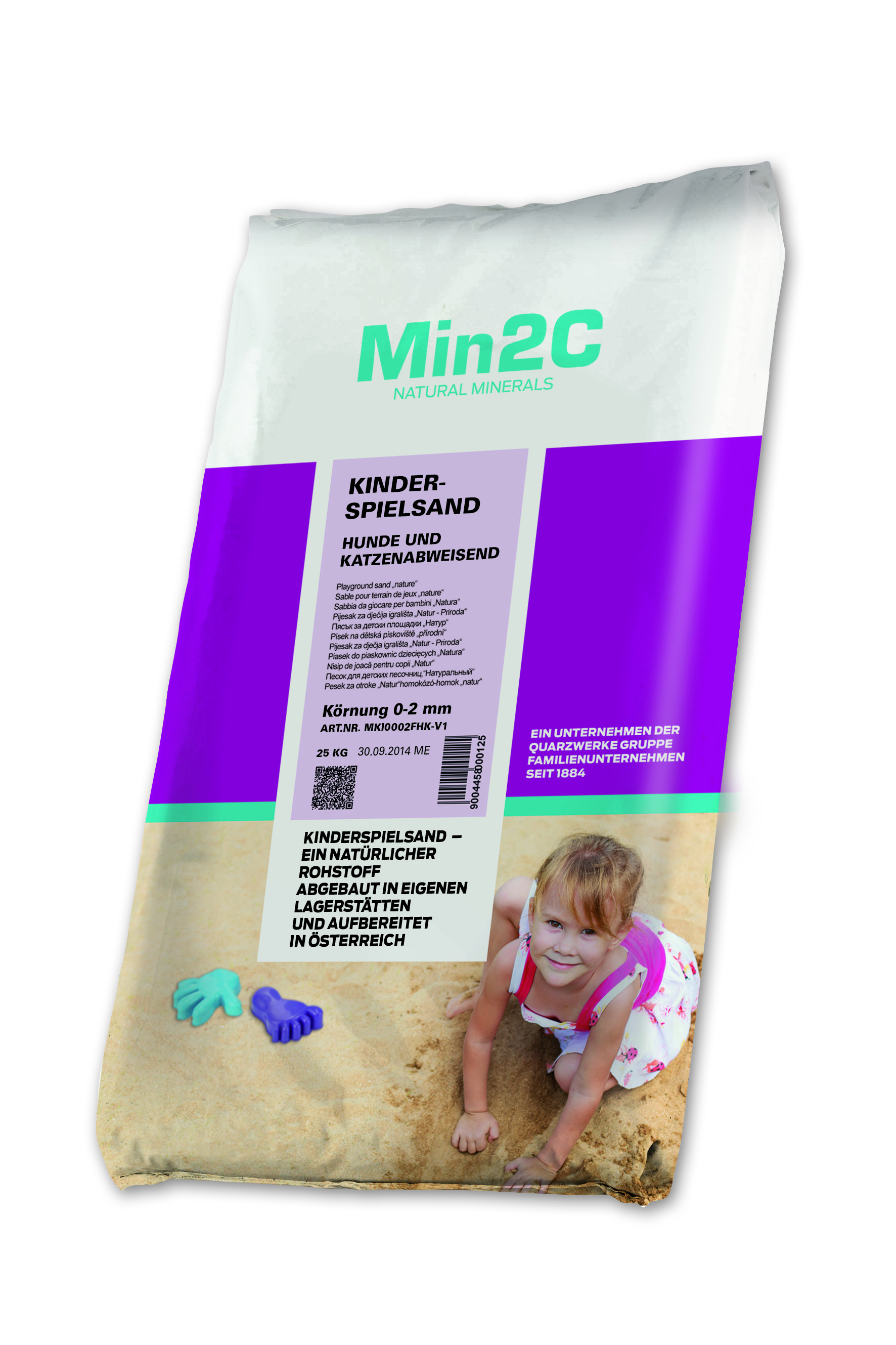 Min2C Kinderspielsand, 0 - 2 mm