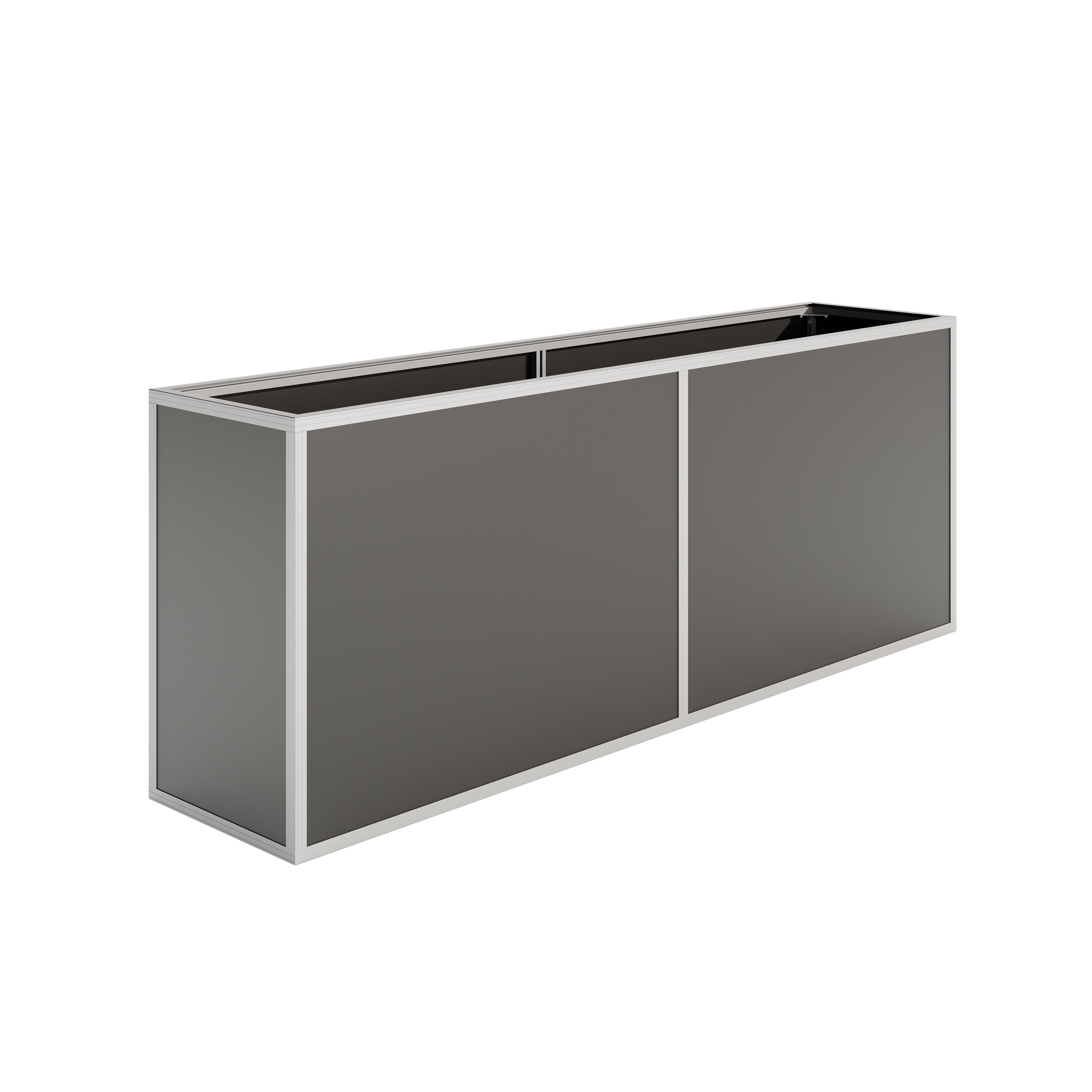 KGT Aluminium-Hochbeet 210, 45er Tiefe, Profilsystem "pressblank" KGT Aluminium-Hochbeet 210, 45er Tiefe, Profilsystem "pressblank"