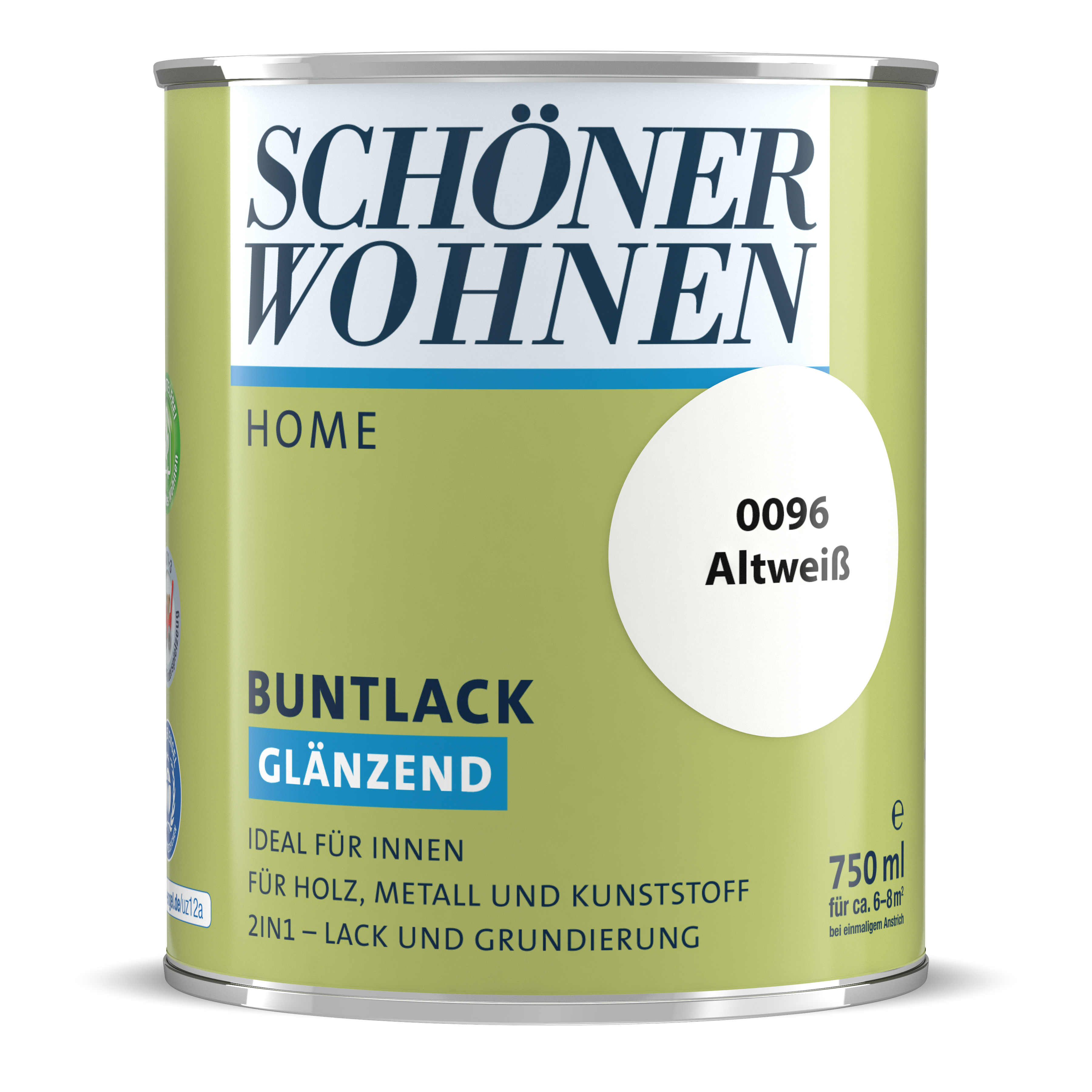 SW_2448-0750-0096 Schöner Wohnen Home Buntlack, glänzend, altweiss