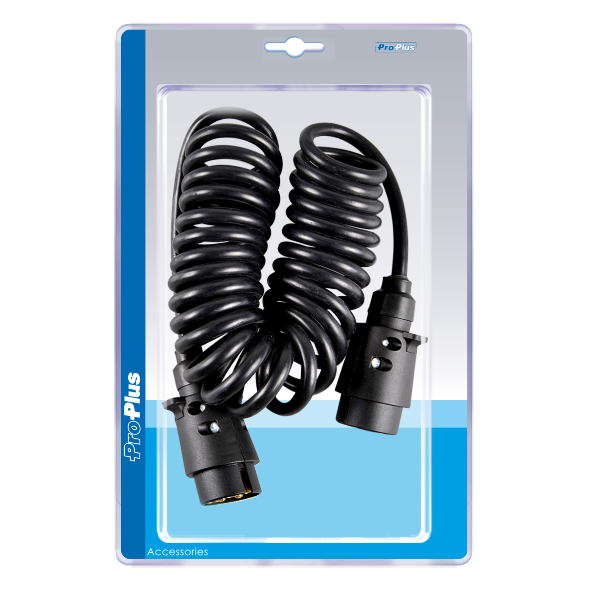 ProPlus Spiralkabel 3M mit 2x Stecker, 7-polig PVC im Blister ProPlus Spiralkabel 3M mit 2x Stecker, 7-polig PVC im Blister