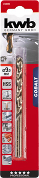 248690-300 Kwb Kobalt Spiralbohrer 9 mm