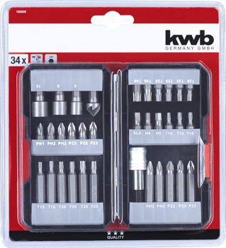 Kwb Bit-Box, 34-tlg.