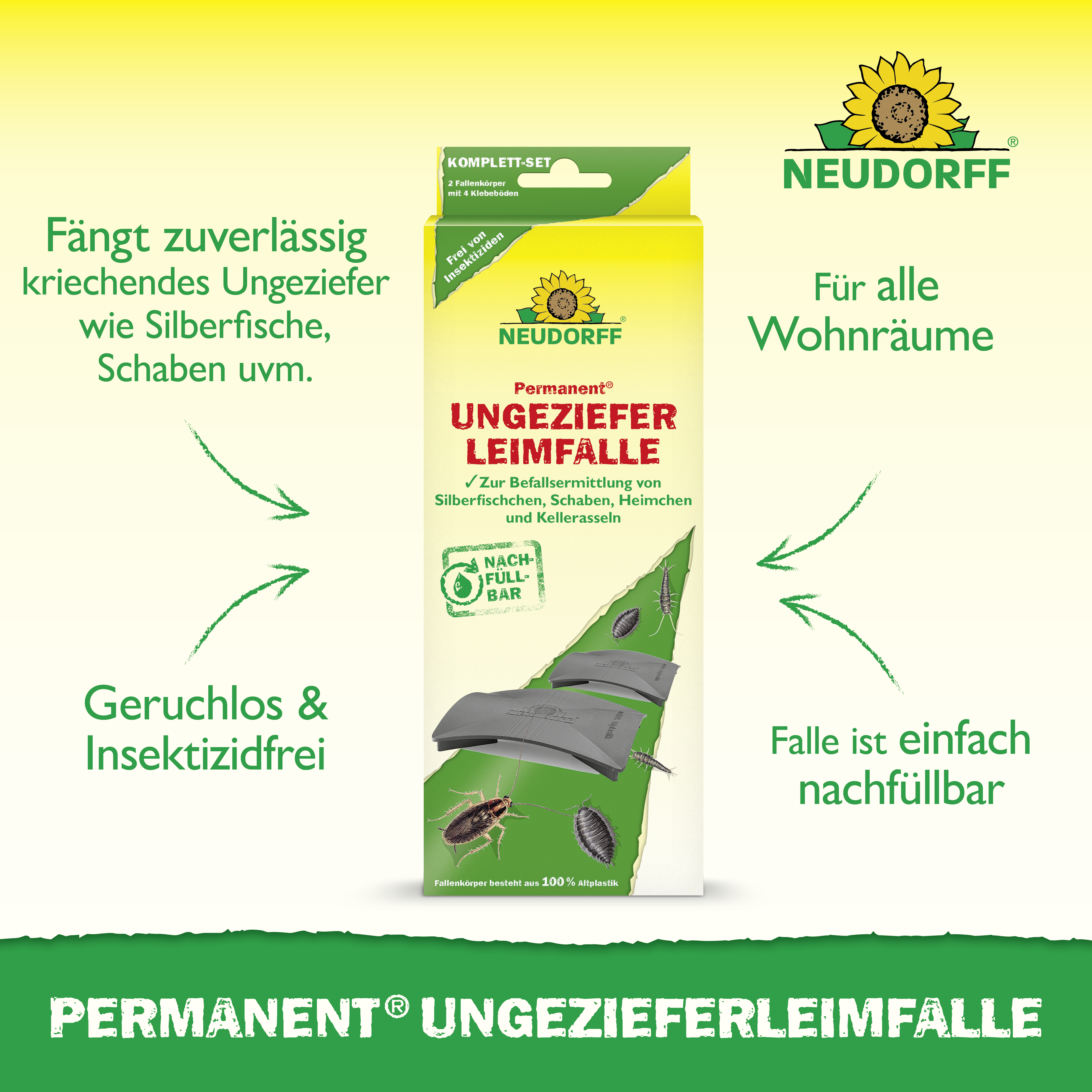 Neudorff Permanent UngezieferLeimFalle