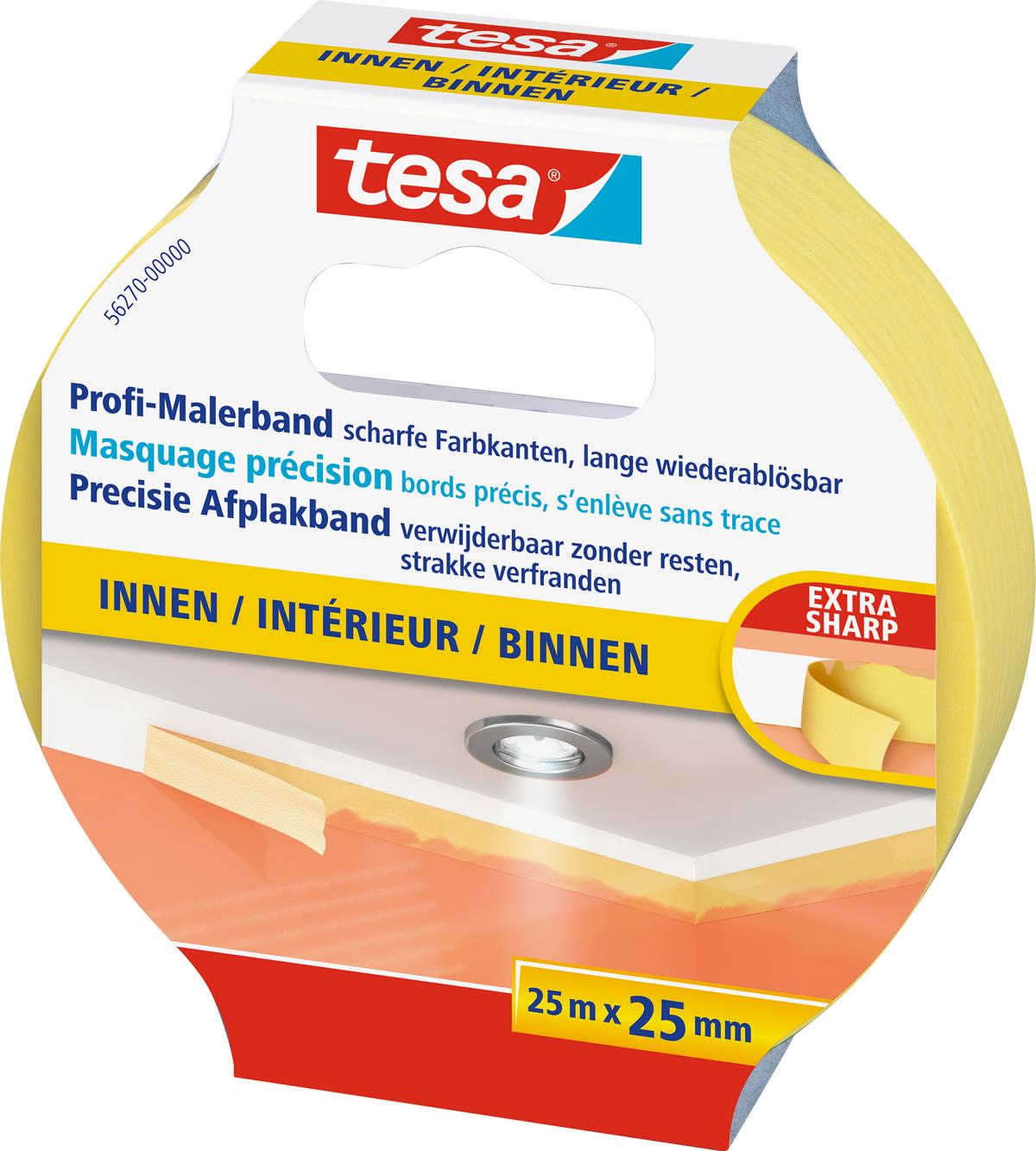 tesa_masking_562700000001_LI406_left_pa tesa Profi-Malerband Innen, 25 mm