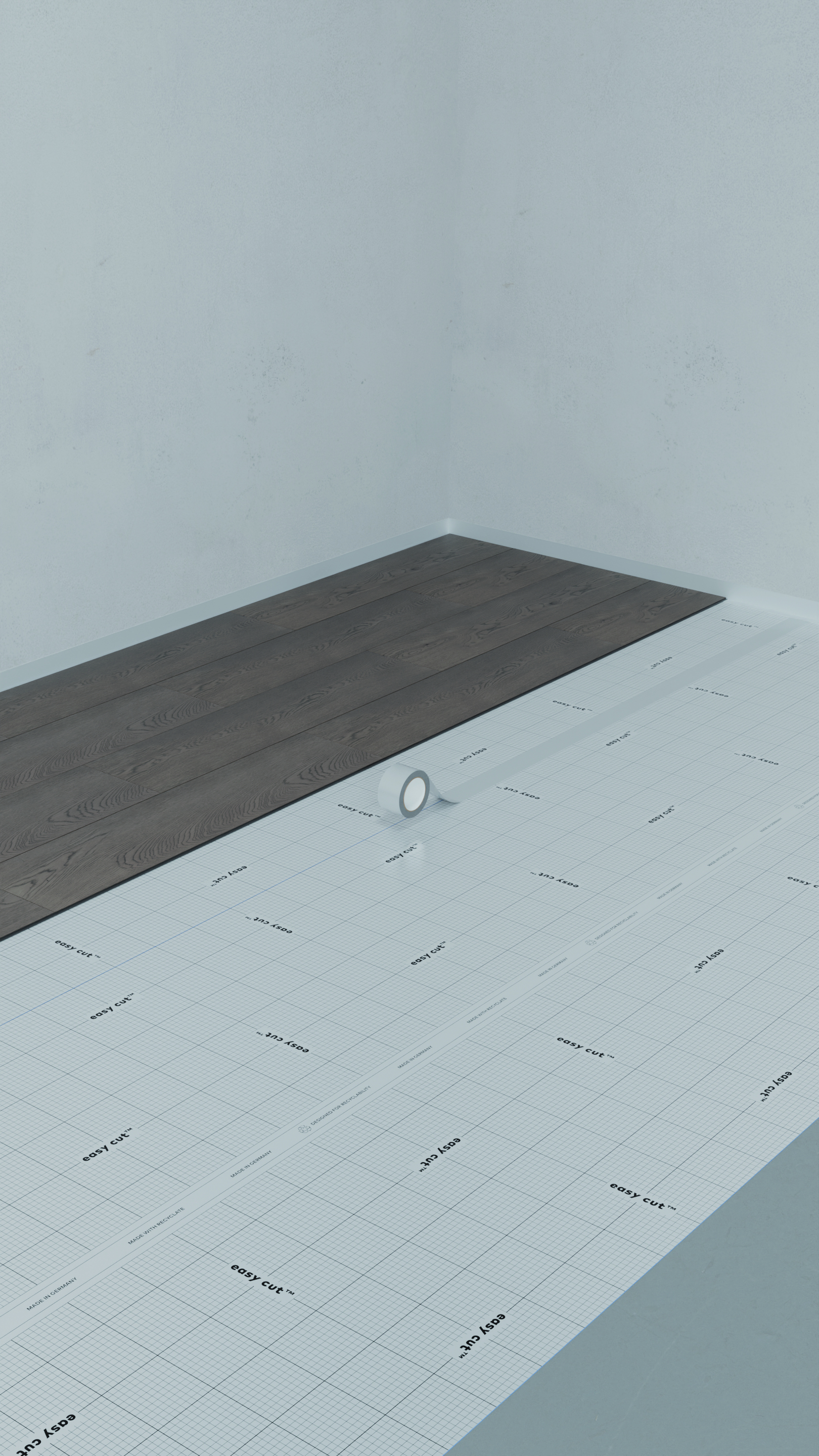 SELITBLOC Vinylunterlage basic+ 1 mm, 1,2 x 10 m, 12 m² 