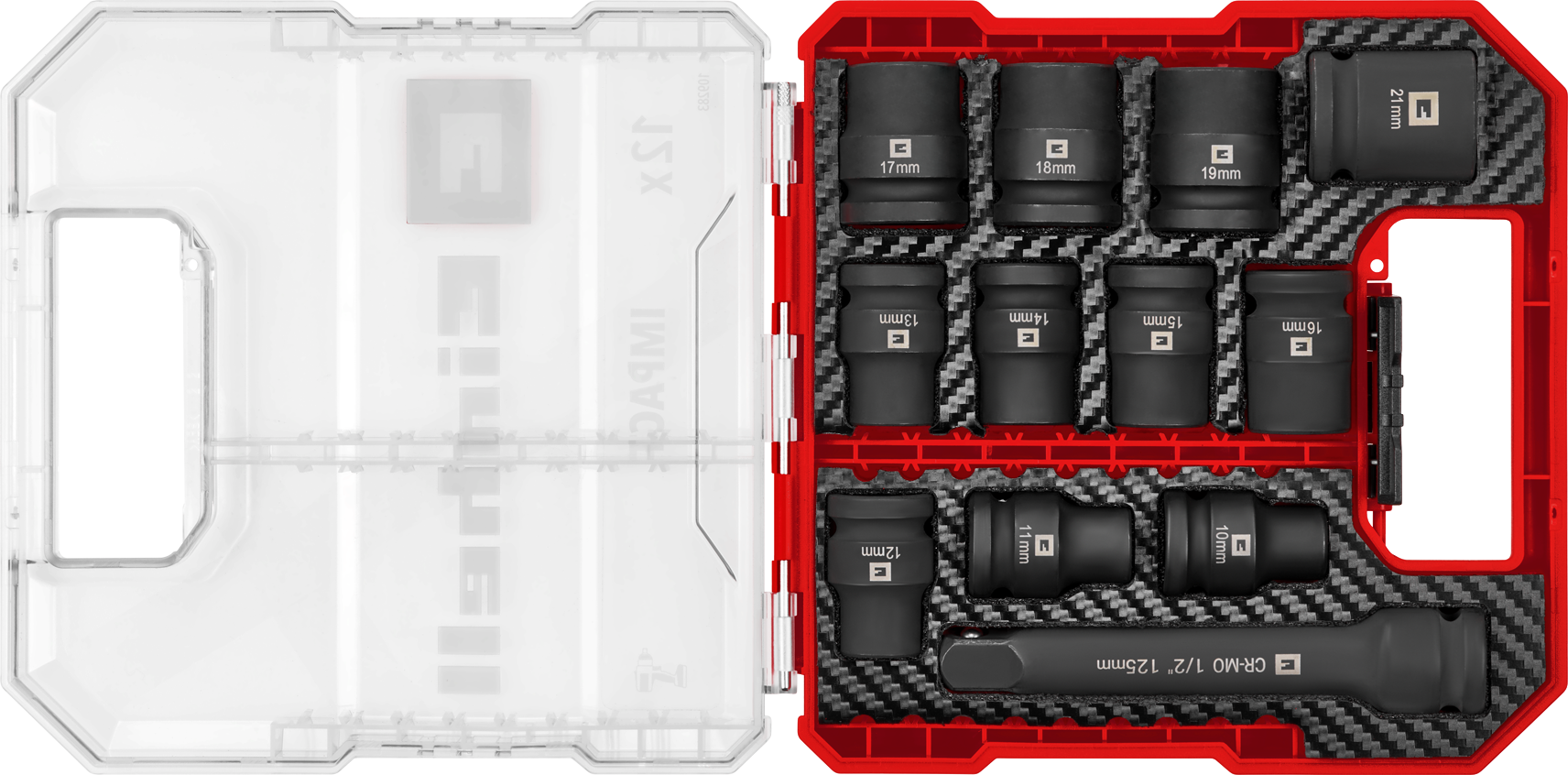 Einhell KFZ-Impact-Stecknuss-Set, 12-tlg.