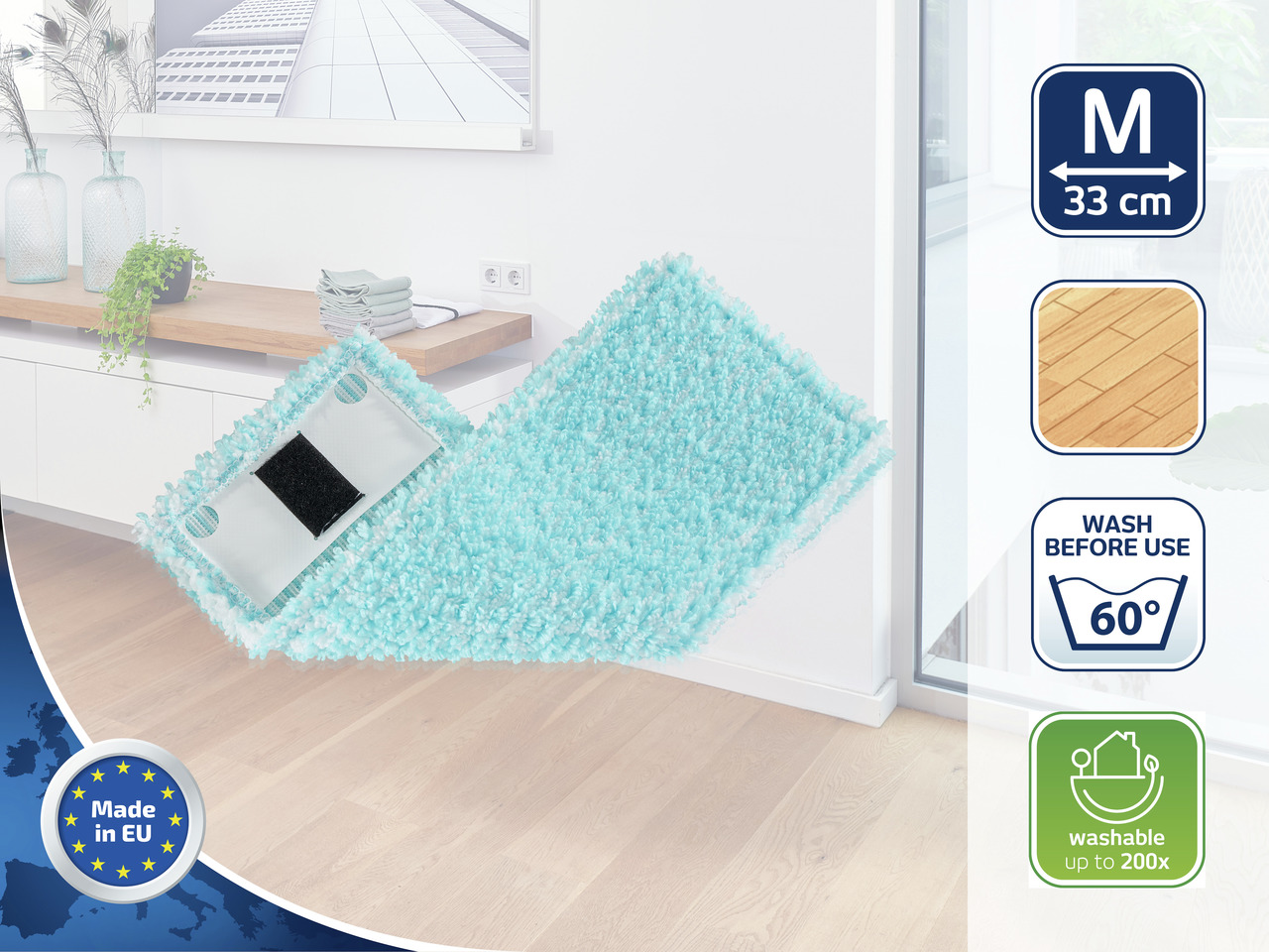 Leifheit Wischbezug Clean Twist M, Ergo super soft Leifheit Wischbezug Clean Twist M, Ergo super soft