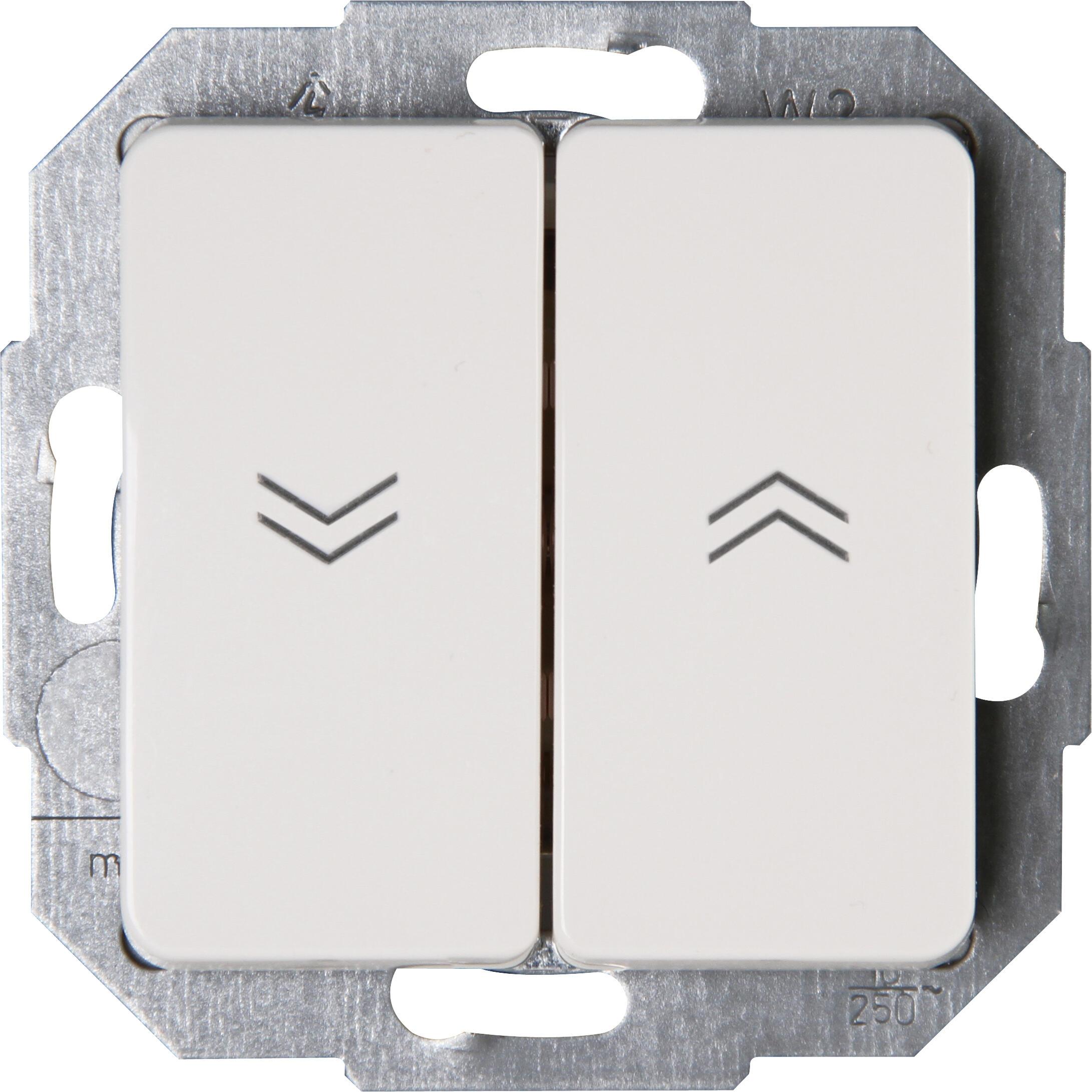 Kopp MILANO Jalousieschalter, weiß Kopp MILANO Jalousieschalter, weiß