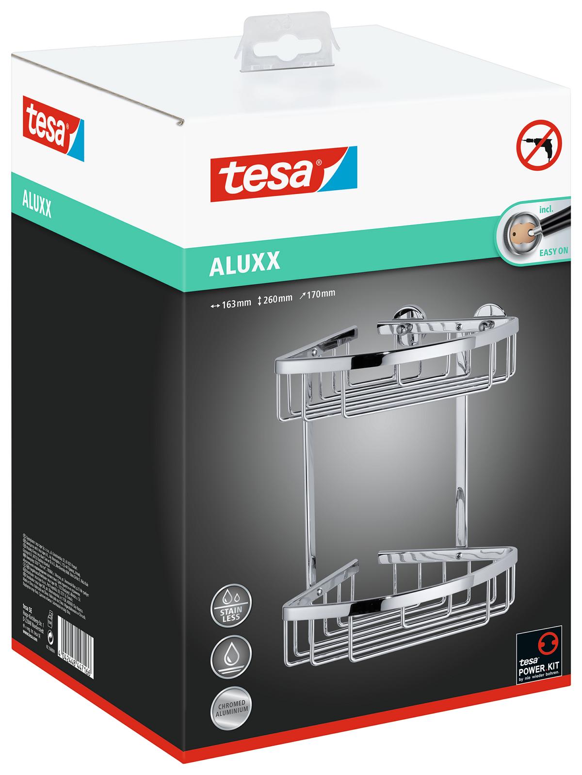 tesa_ALUXX_402050000000_LI490_left_pa tesa Aluxx Eckablagekorb, zweistöckig