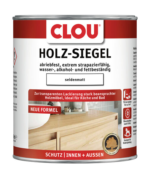 Clou Holz-Siegel Seidenmatt, 750 ml