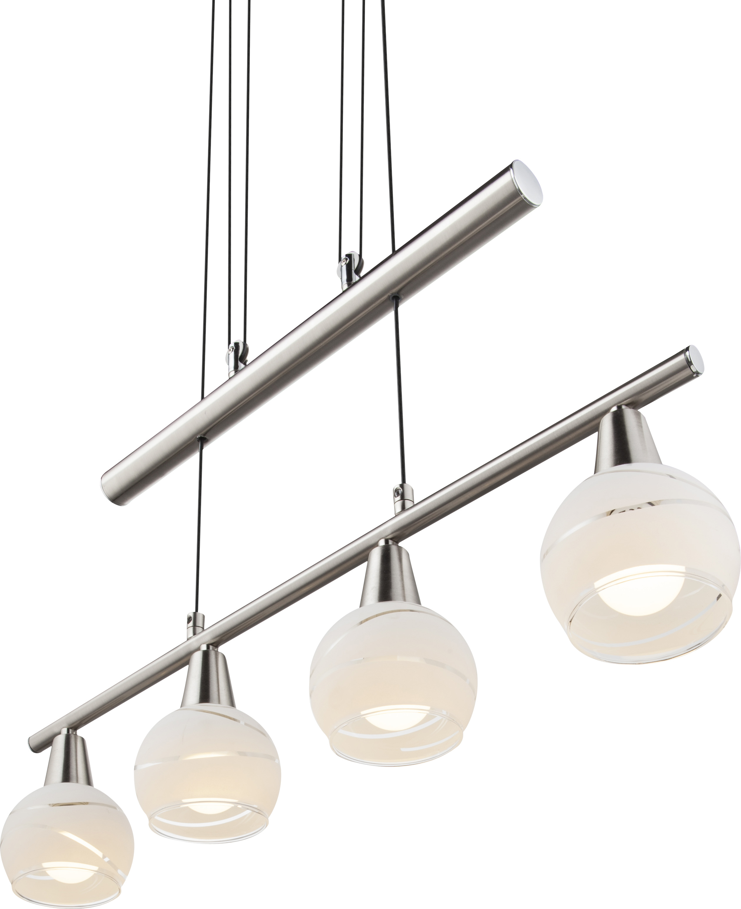 GLOBO HÄNGELEUCHTE 4X4W 400LM NICKEL-MATT