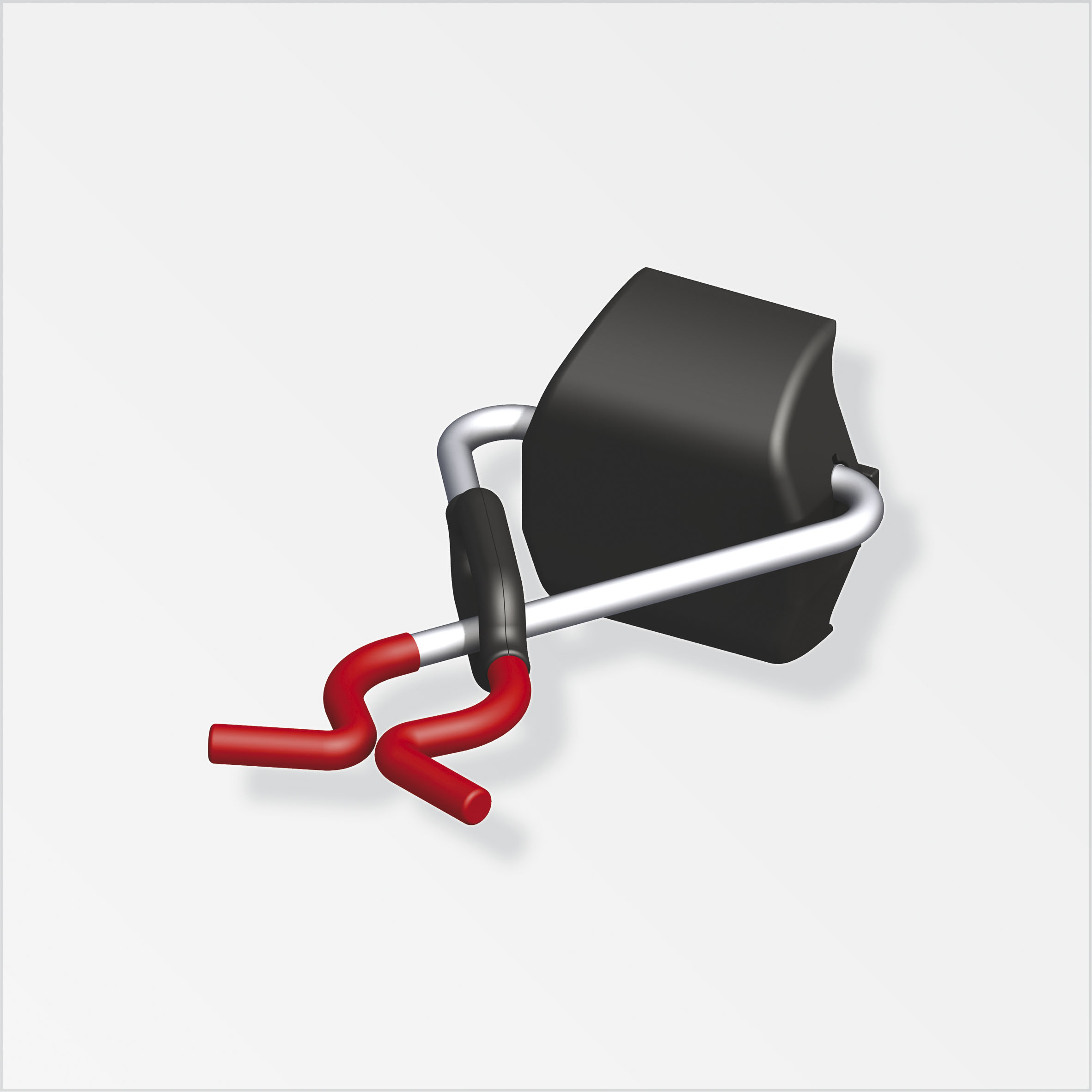 Alfer X-star Gerätehalter für Schiene, Rot