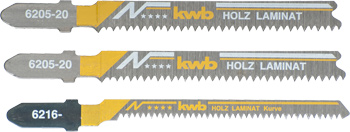 622320-100 Kwb Stichsägeblätter-Set für Laminat, 3-tlg.