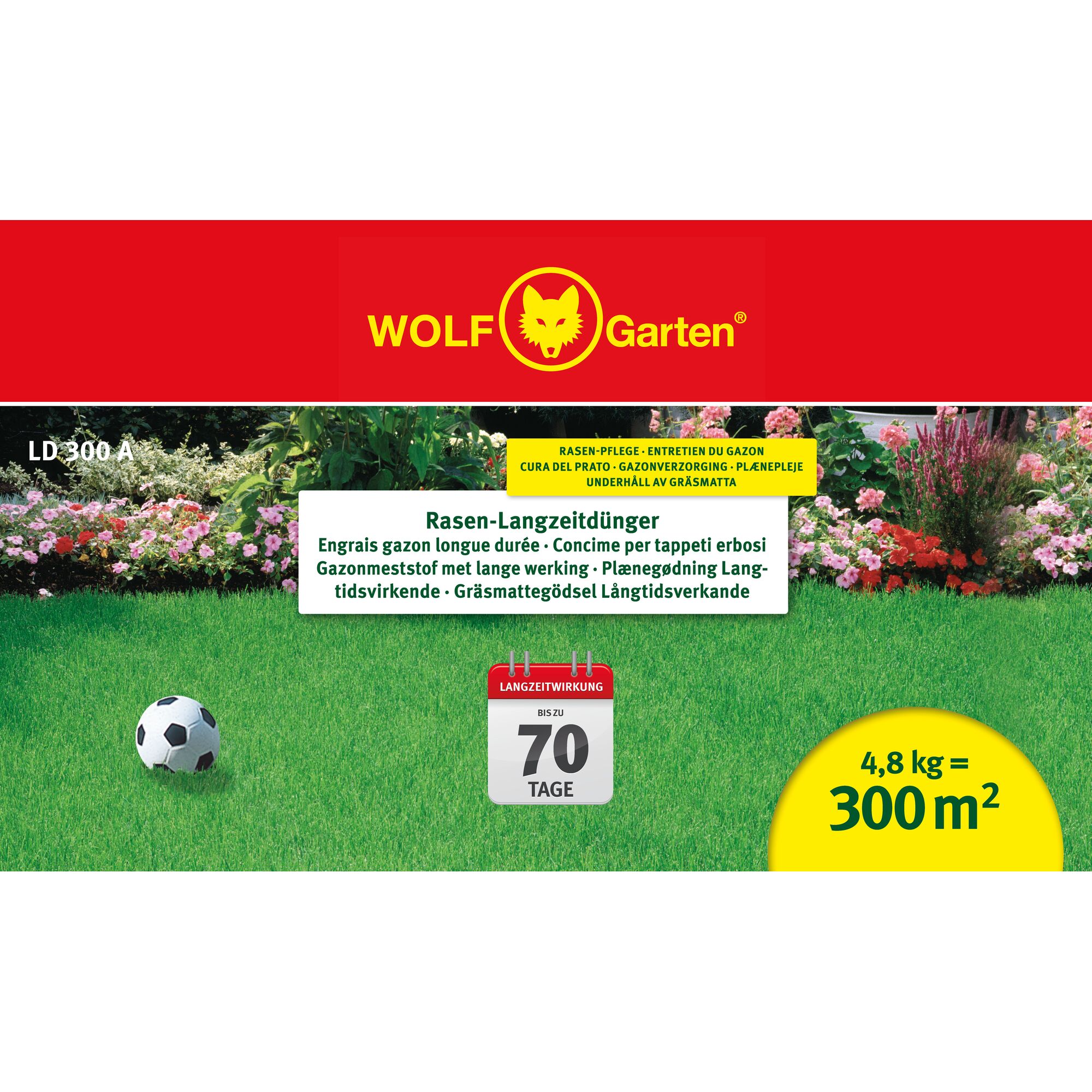 Wolf-Garten Rasen-Langzeitdünger LD 300 A für 300 m²