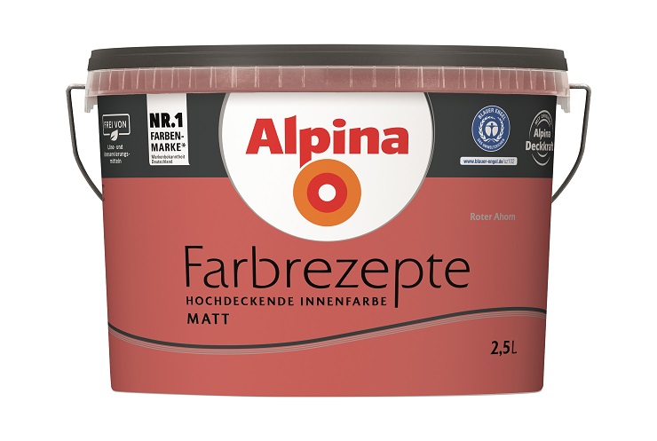Alpina Farbrezepte Roter Ahorn, 2,5L