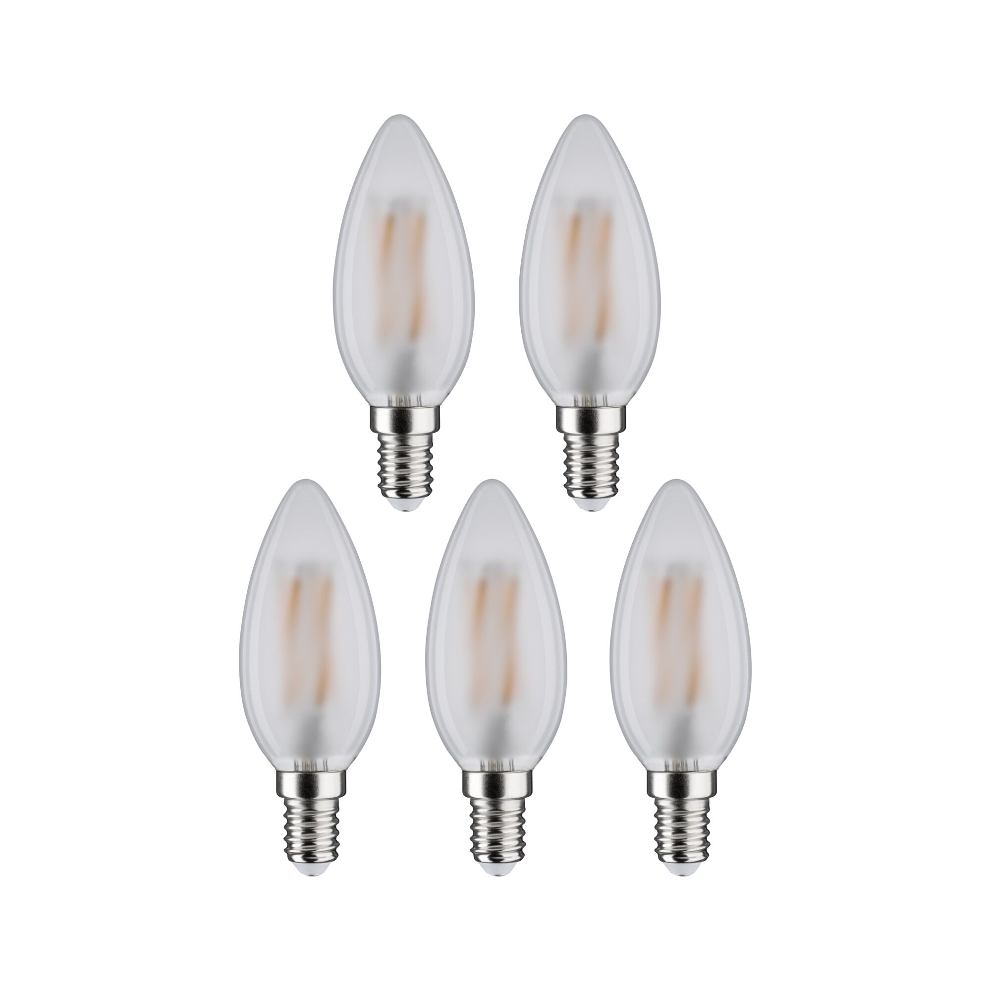 Paulmann LED 5er Pack Kerze, 470lm, 4000K, matt, E14, 230V Paulmann LED 5er Pack Kerze, 470lm, 4000K, matt, E14, 230V