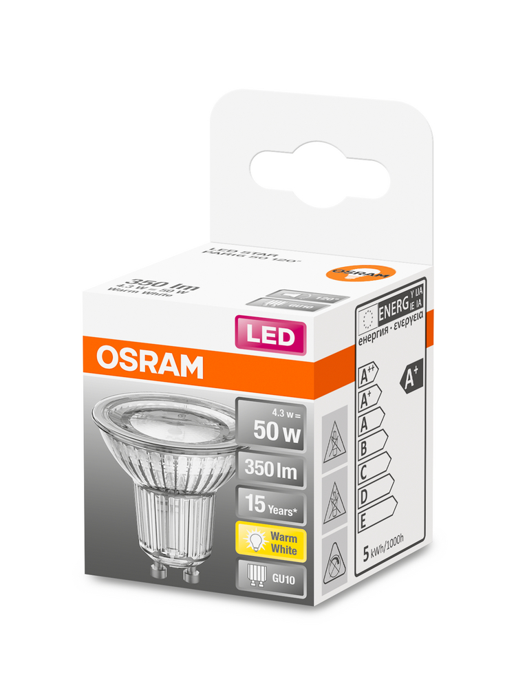 4058075303263_Packaging_image OSRAM LEUCHTMITTEL LED STAR PAR16 50 120° 4.3 W/2700K
