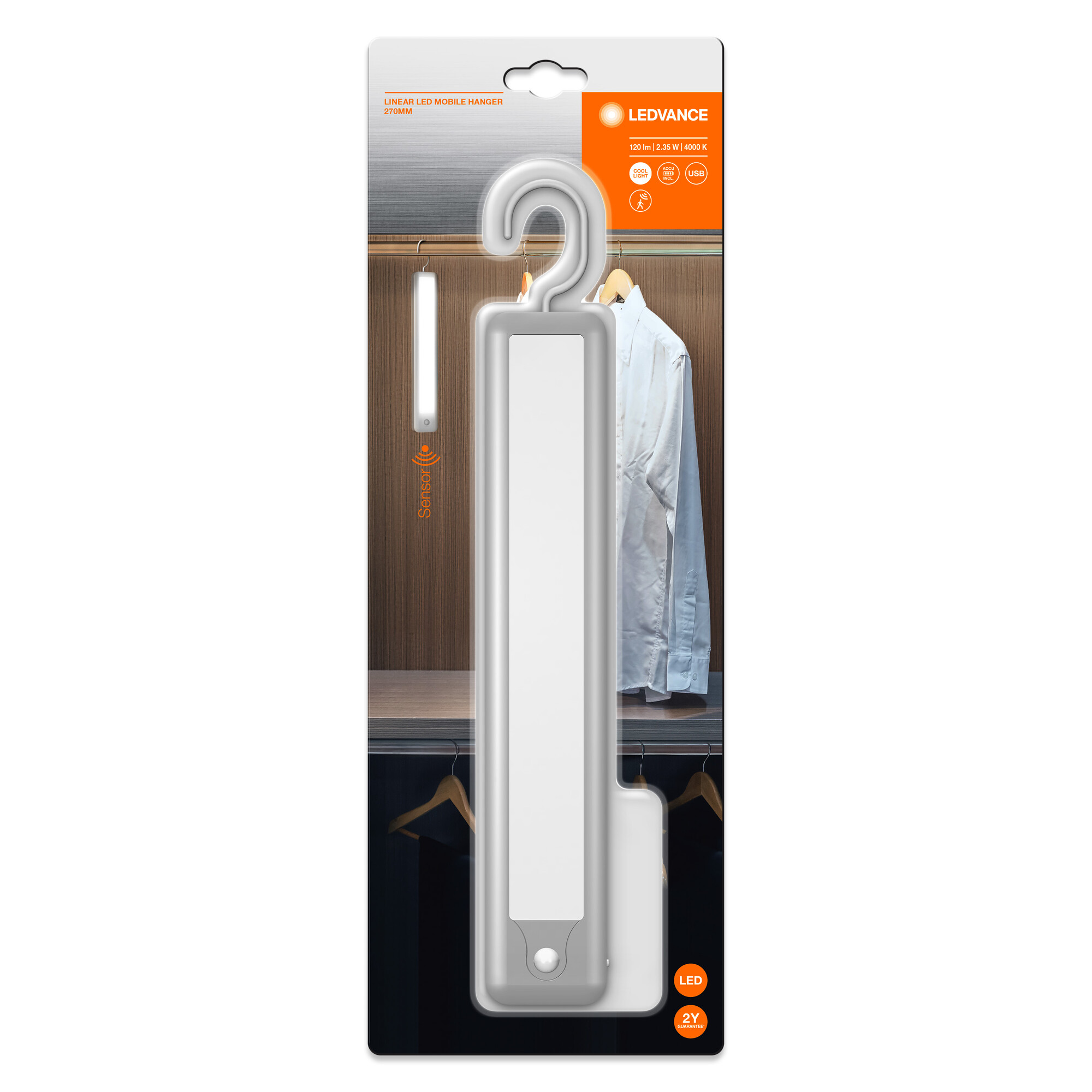 LEDVANCE Hängerleuchte Linearled Mobile Hanger, 270 mm, USB Weiß LEDVANCE Hängerleuchte Linearled Mobile Hanger, 270 mm, USB Weiß