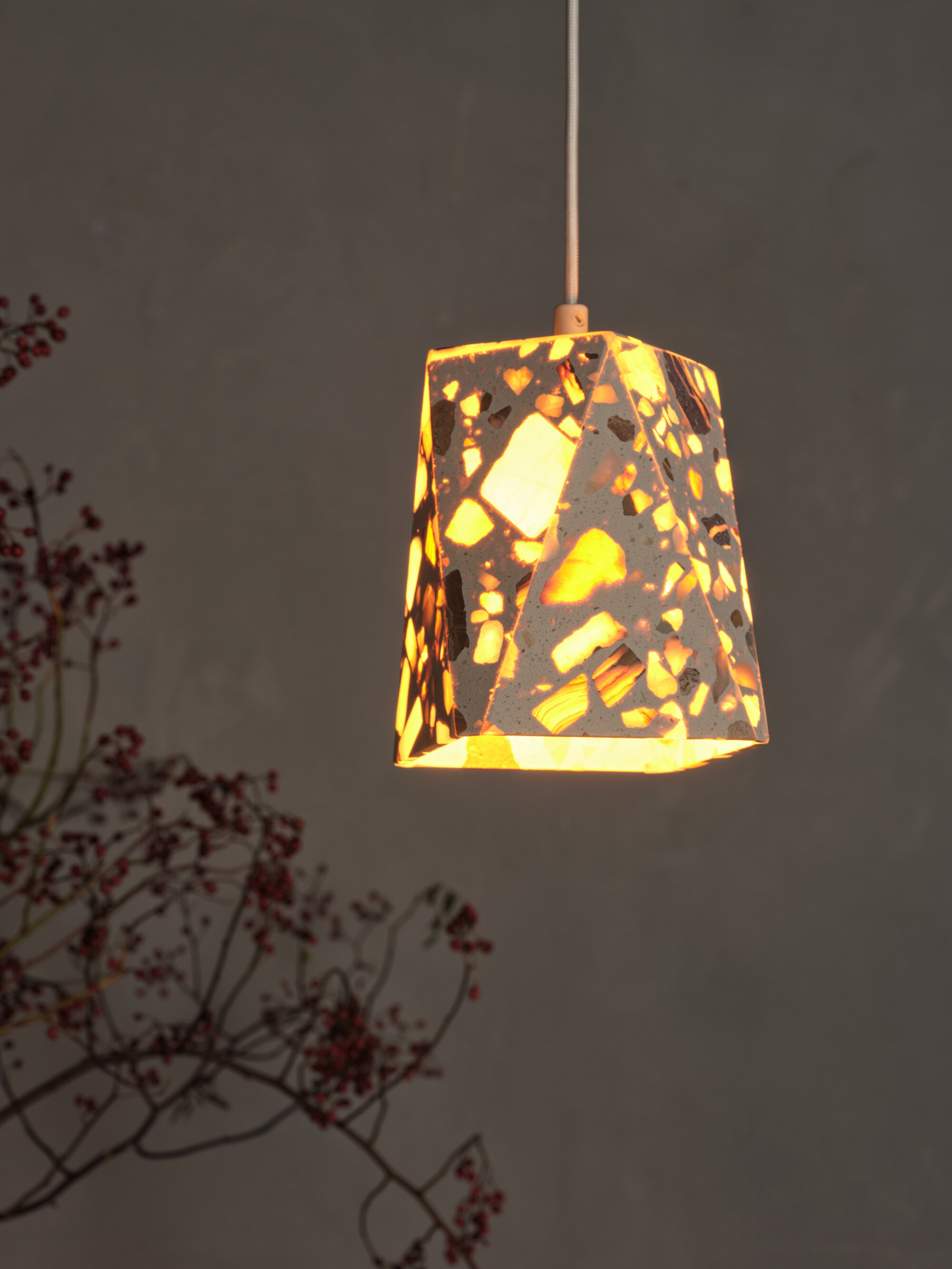 Osram DECOR Gleam Pendelleuchte Box, E27, weiß