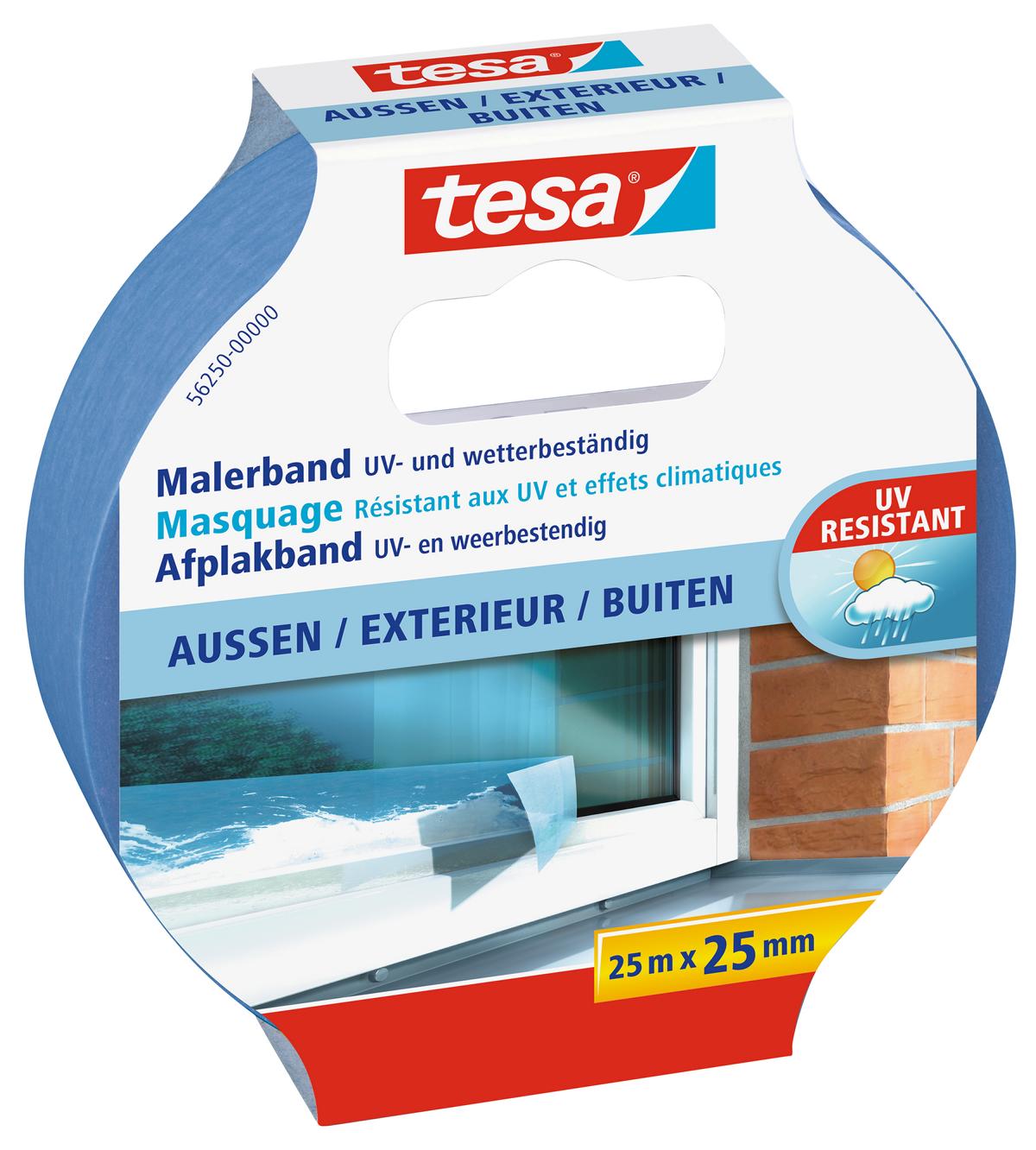tesa_masking_562500000001_li406_left_pa tesa Malerband Außen, 25 mm