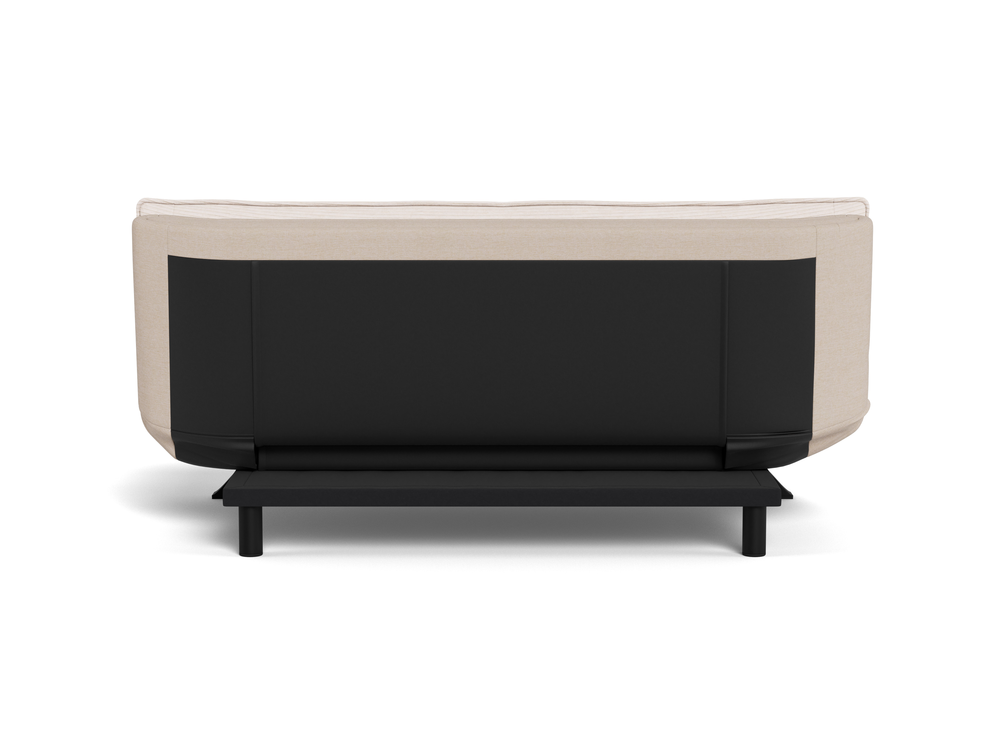 Actona Schlafsofa Faith, 196 x 98 x 91 cm, beige/schwarz