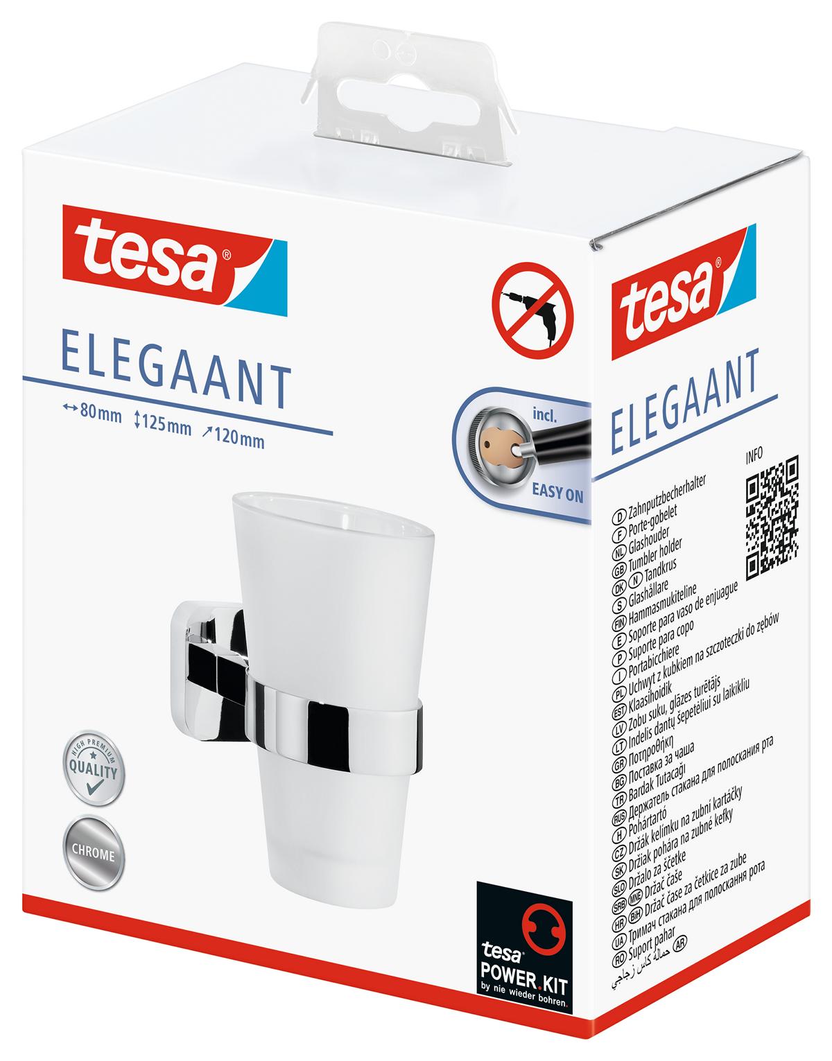 tesa_ELEGAANT_404430000000_LI490_right_pa tesa Elegaant Zahnputzbecherhalter