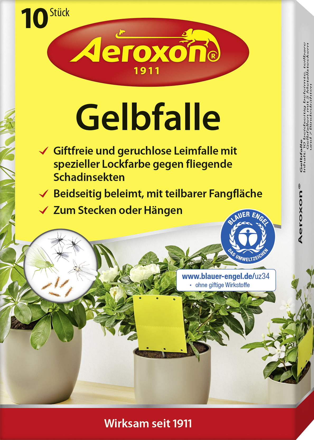 GELBFALLE FÜR TOPFPFLANZEN 10ST.