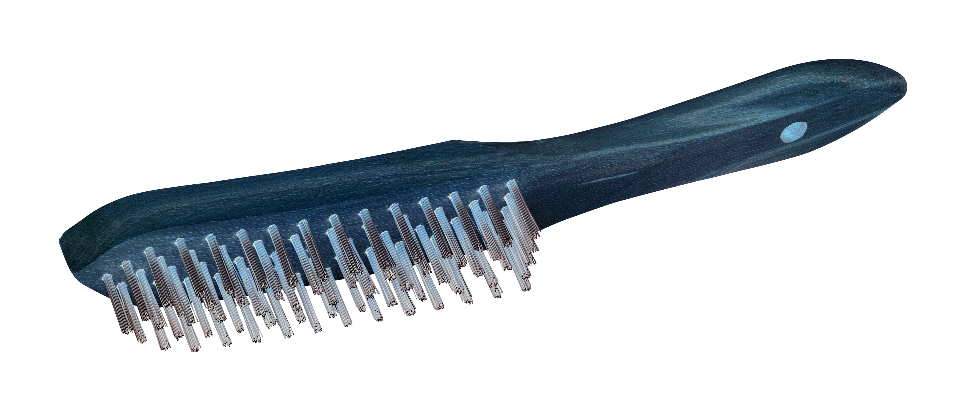 Ciret Drahtbürste 5-reihig,  Holz-Griff