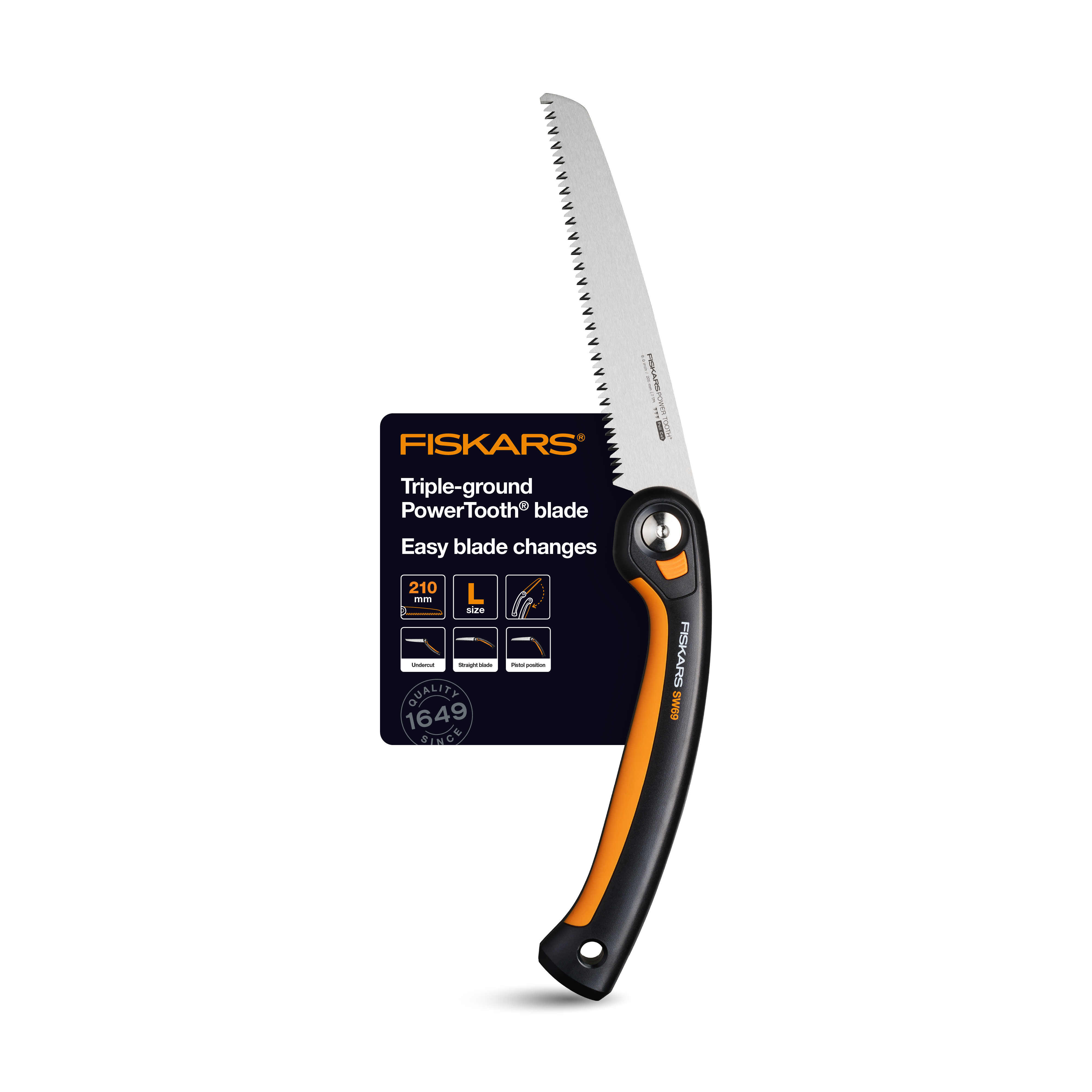 Fiskars Plus™ Klappsäge SW69, Klingenlänge 21 cm