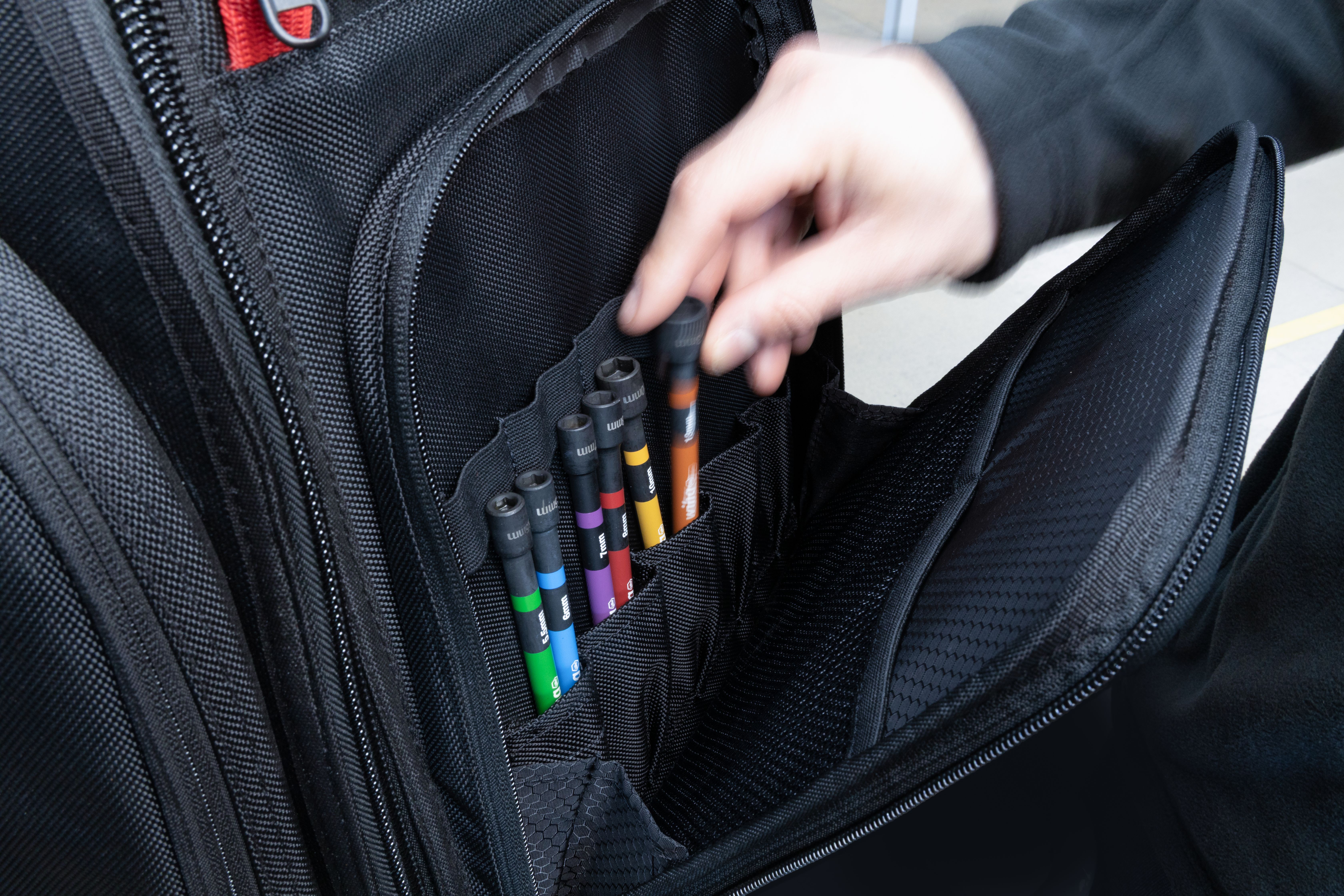 Wiha Farbcodiertes Steckschlüssel Set magnetisch, 150 mm 6-teilig, 1/4"