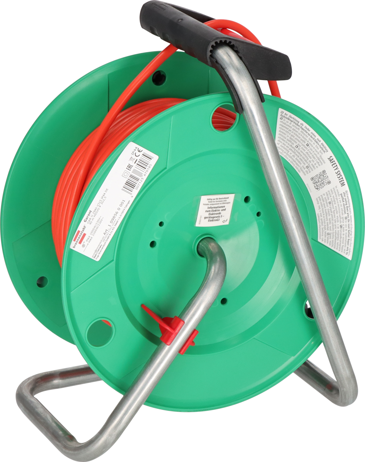 Brennenstuhl Garant® G IP44 Gartenkabeltrommel, 38+2 m Kabel in rot Brennenstuhl Garant® G IP44 Gartenkabeltrommel, 38+2 m Kabel in rot