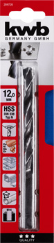Kwb HSS Spiralbohrer 12 mm