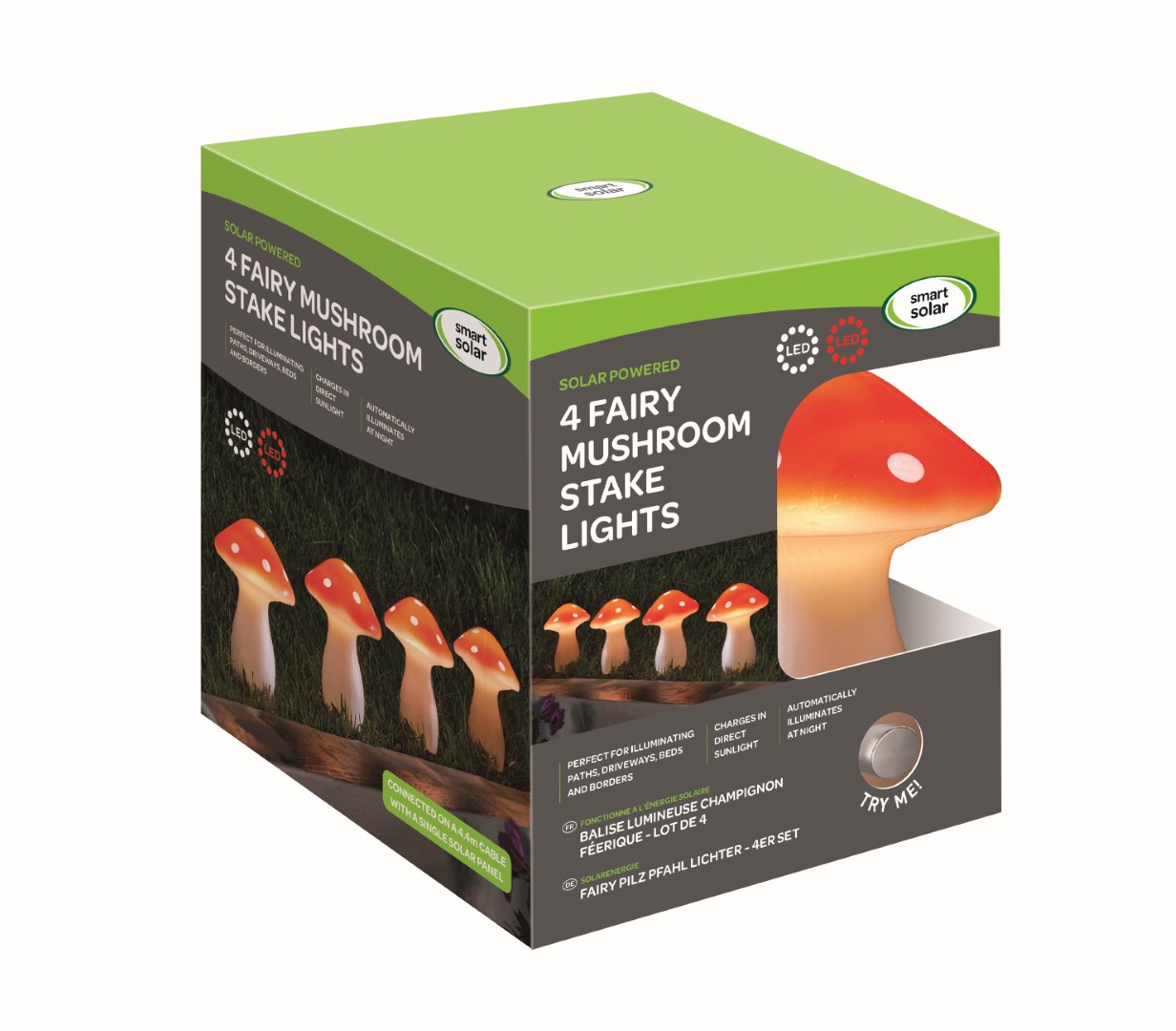 Smart Garden Fairy Mushroom Stake Light Set