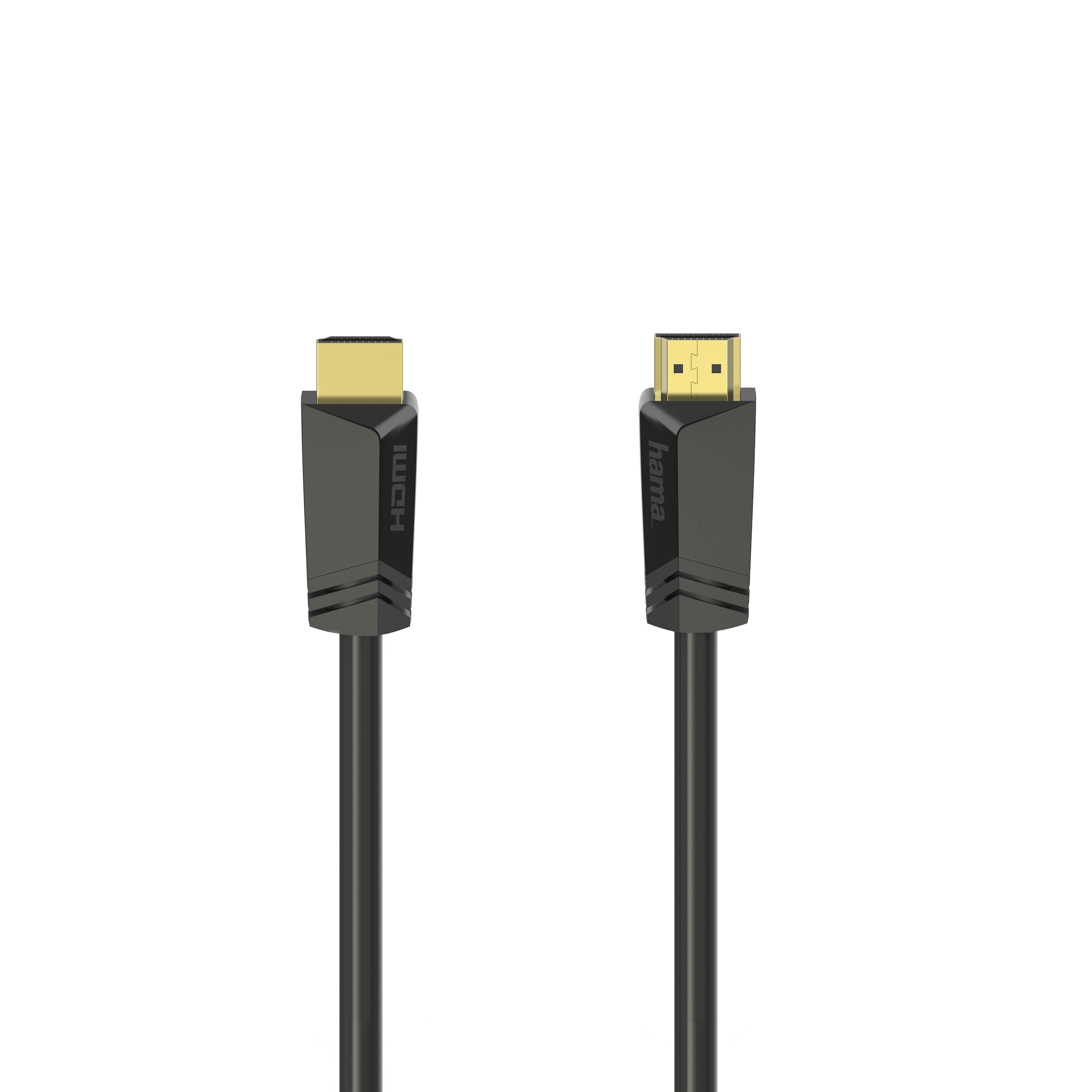 813009 Hama HDMI-Kabel, Stecker, 4K, vergoldet, 7,5M