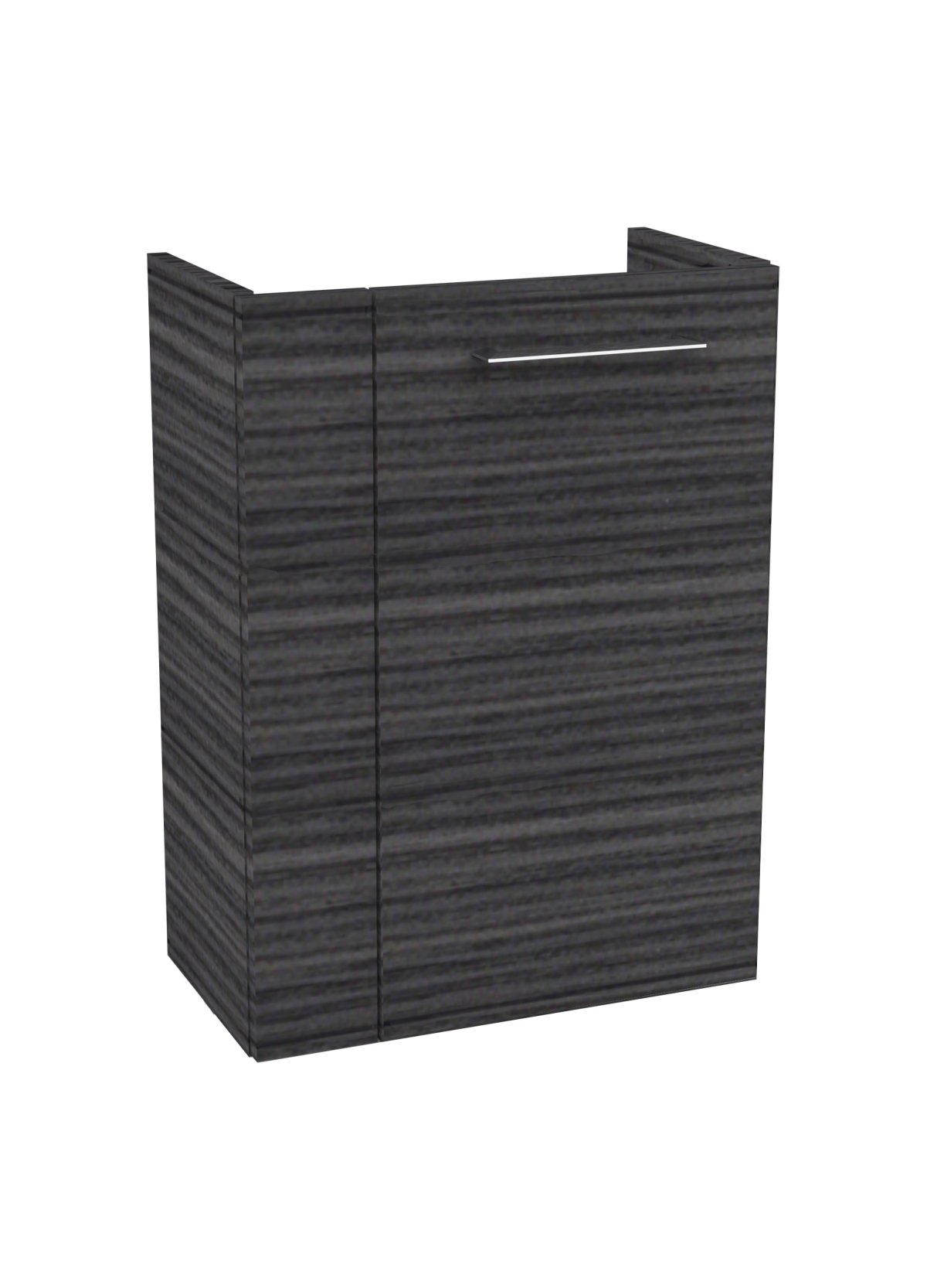 Fackelmann SBC Mini-Waschtischunterschrank 45, 440 x 600 x 243 mm, Dark-Oak-Optik