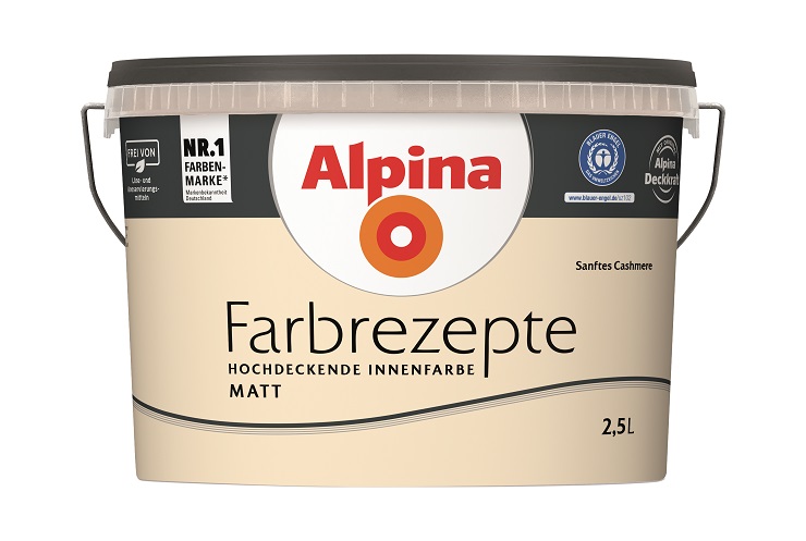 Alpina Farbrezepte Sanftes Cashmere, 2,5L