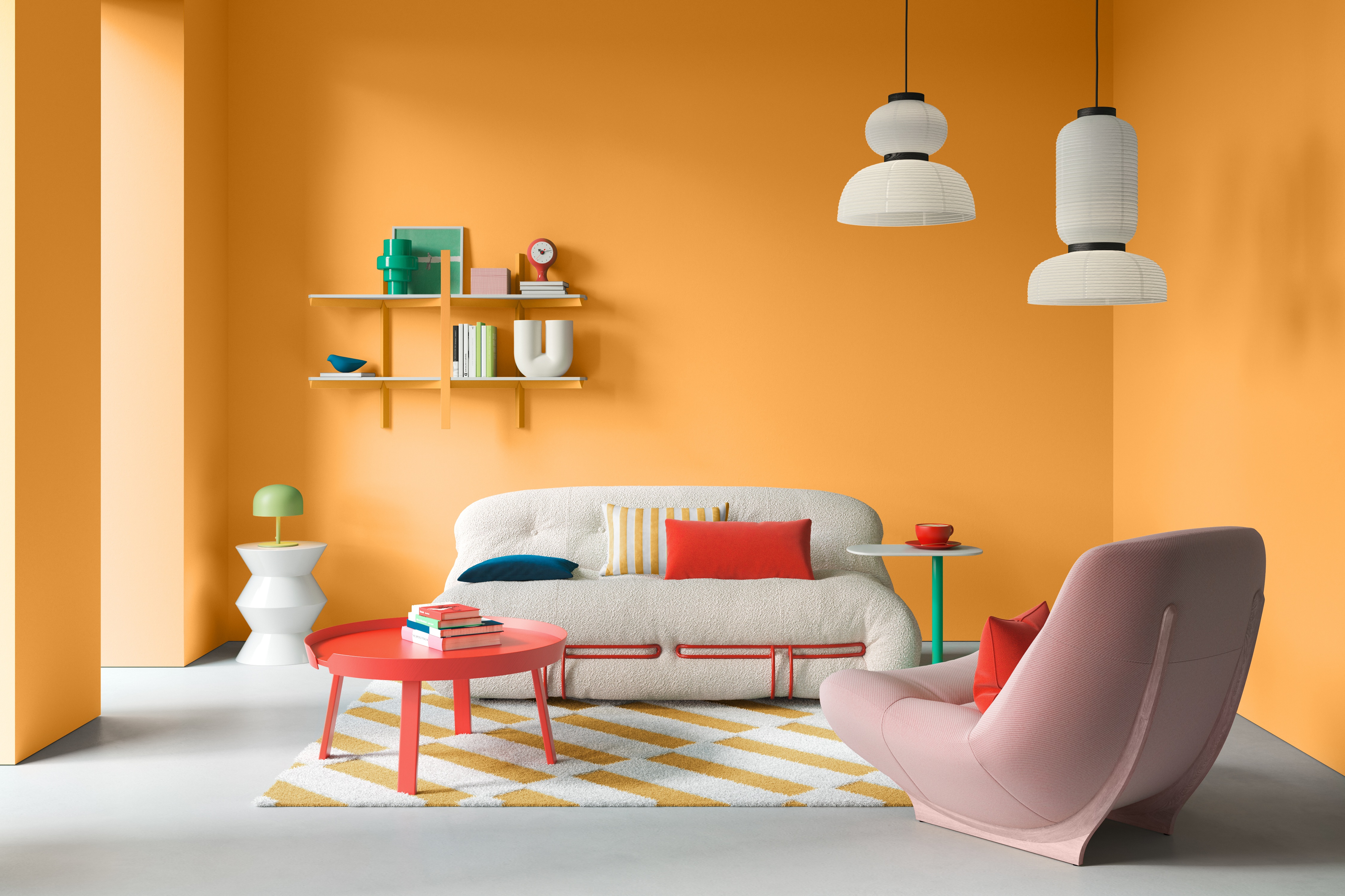 Alpina PANTONE® Warm Apricot, 1 Liter