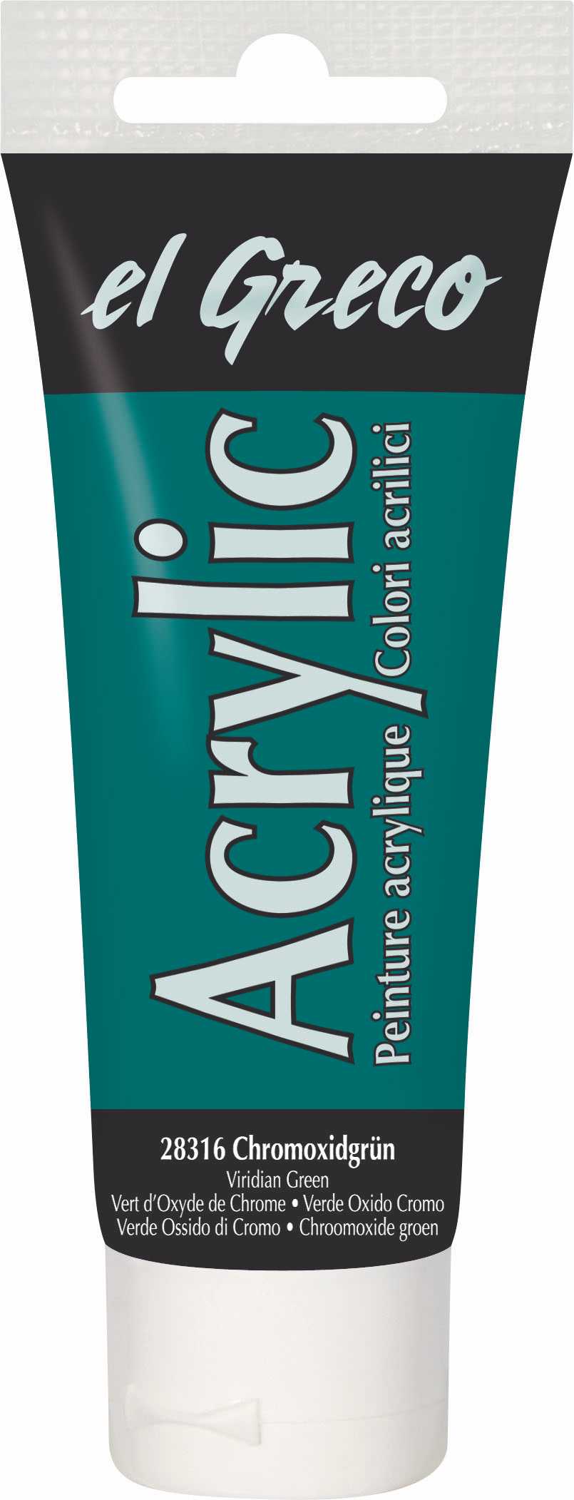 28316_KREUL_elGrecoAcrylic_Chromoxidgruen_75ml_RGB Acrylic