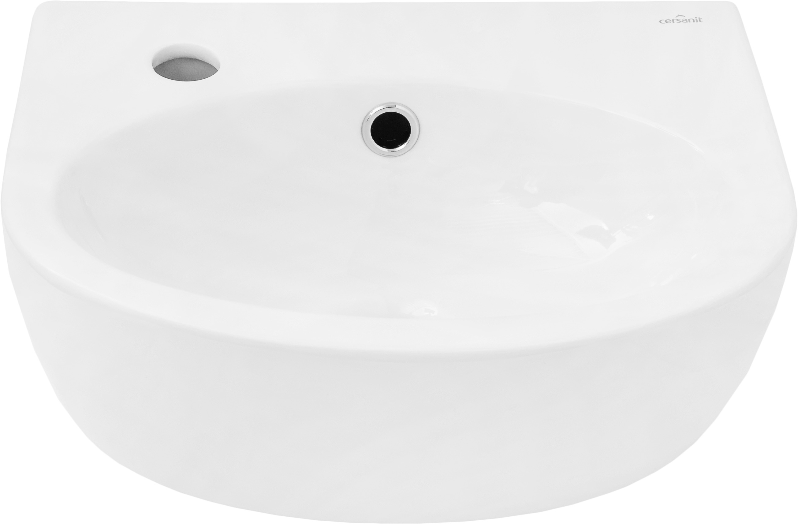 649224-pt1   MONTEGO HANDWASCHBECKEN  40CM HL LINKS WEIß