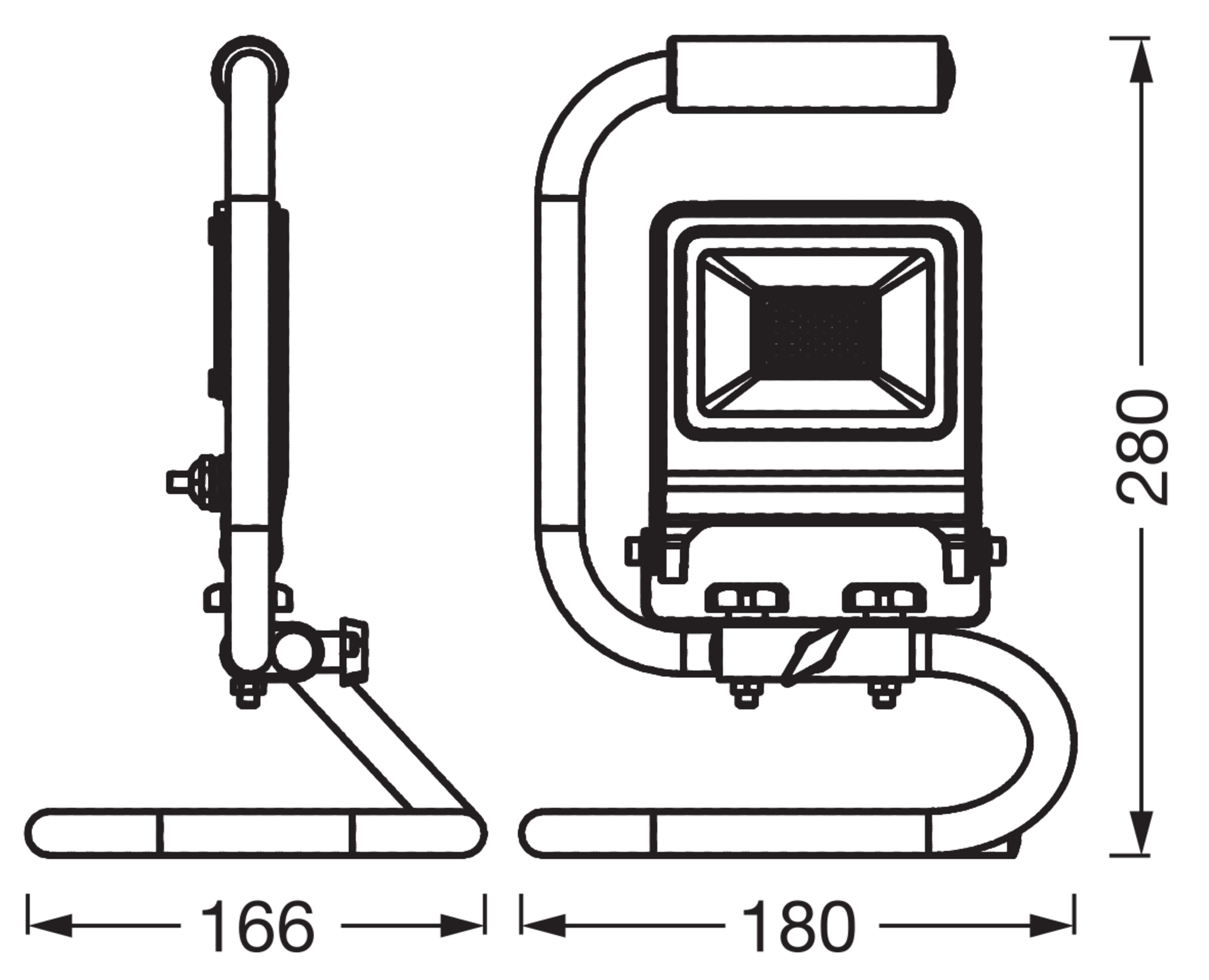 Osram Baustrahler "LED Worklight S-Stand", 20W