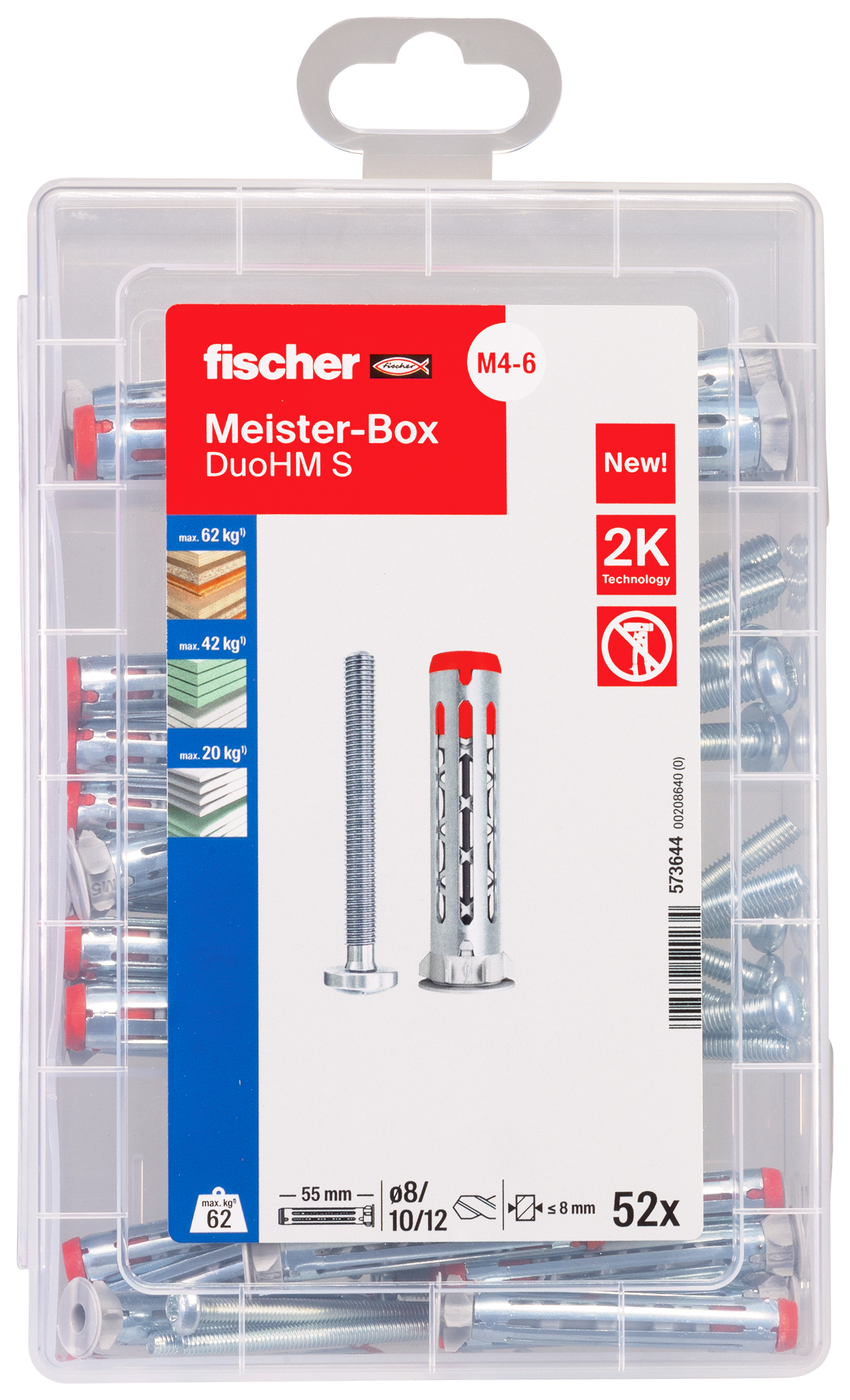 fischer Meisterbox mit Hohlraumdübel DuoHM TX (52)