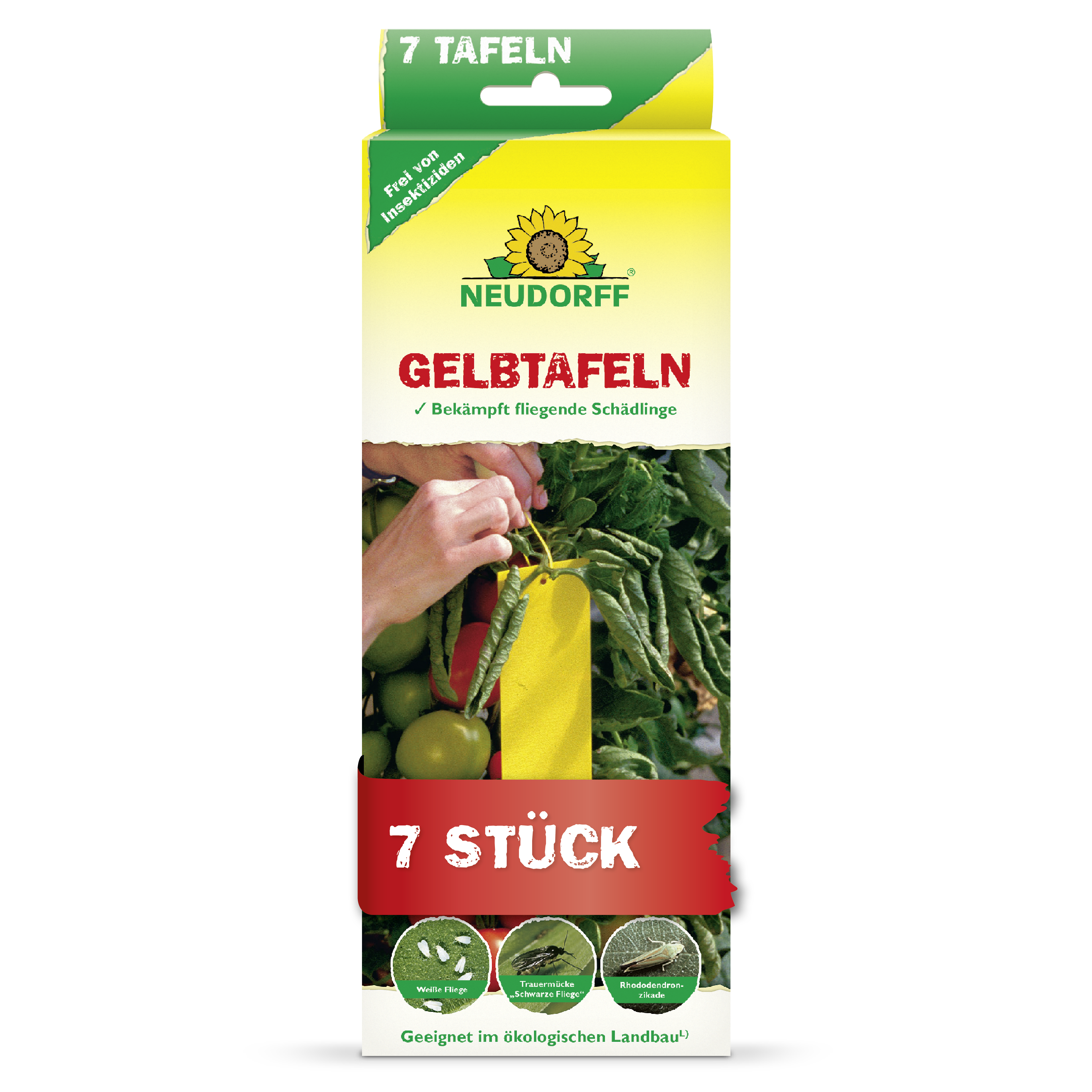 Neudorff Gelbtafeln (kleinformatig), 7,50 x 20 cm