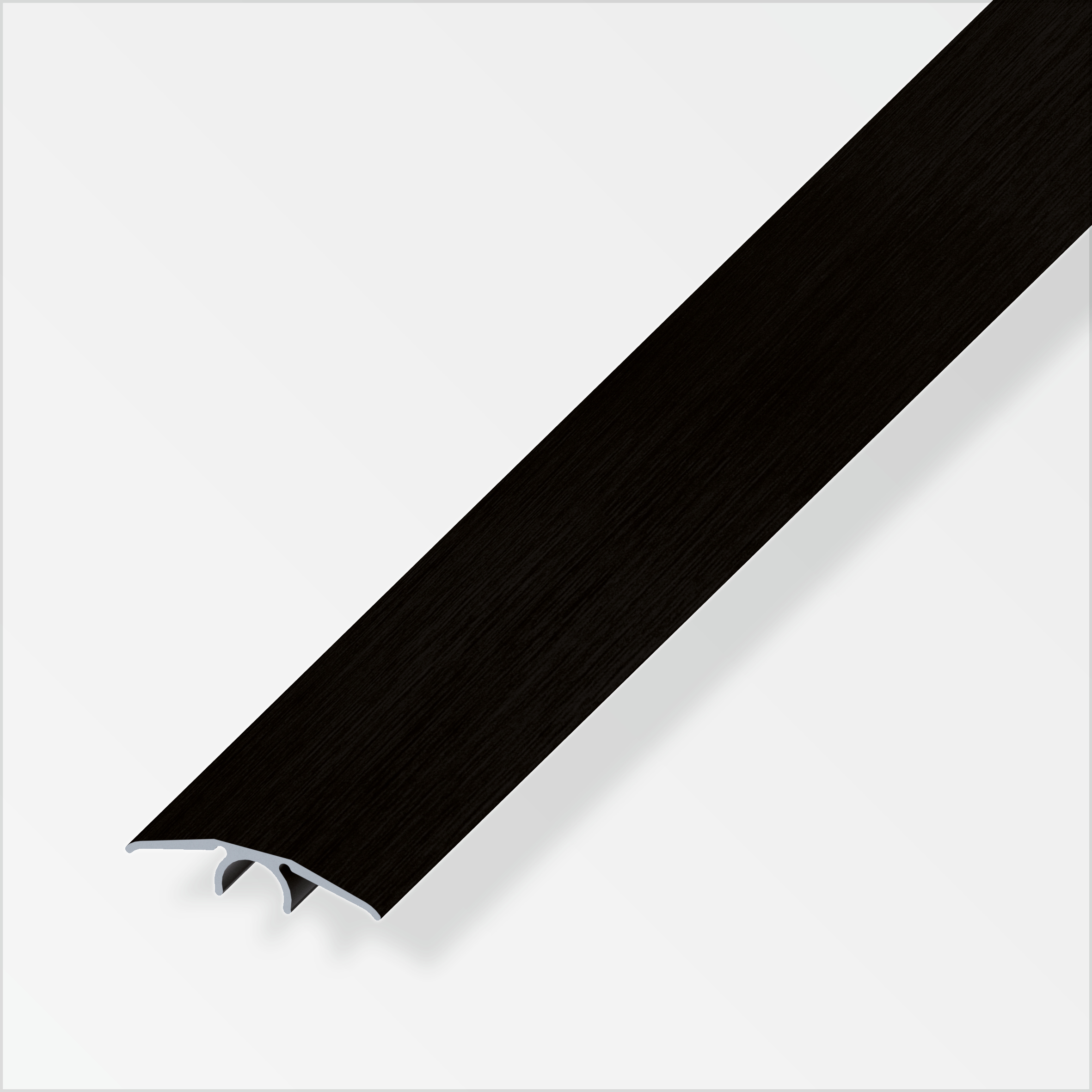 Alfer Übergangs-Profil, 33 mm, schwarz gebürstet