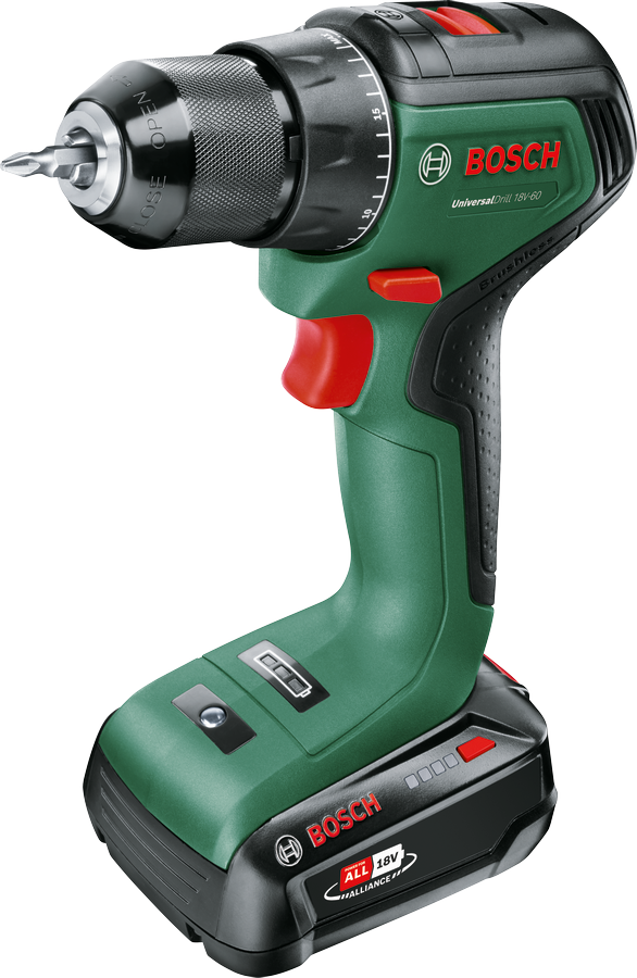 Bosch Akku-Bohrschrauber UniversalDrill 18V-60, inkl. 1x Akku Bosch Akku-Bohrschrauber UniversalDrill 18V-60, inkl. 1x Akku