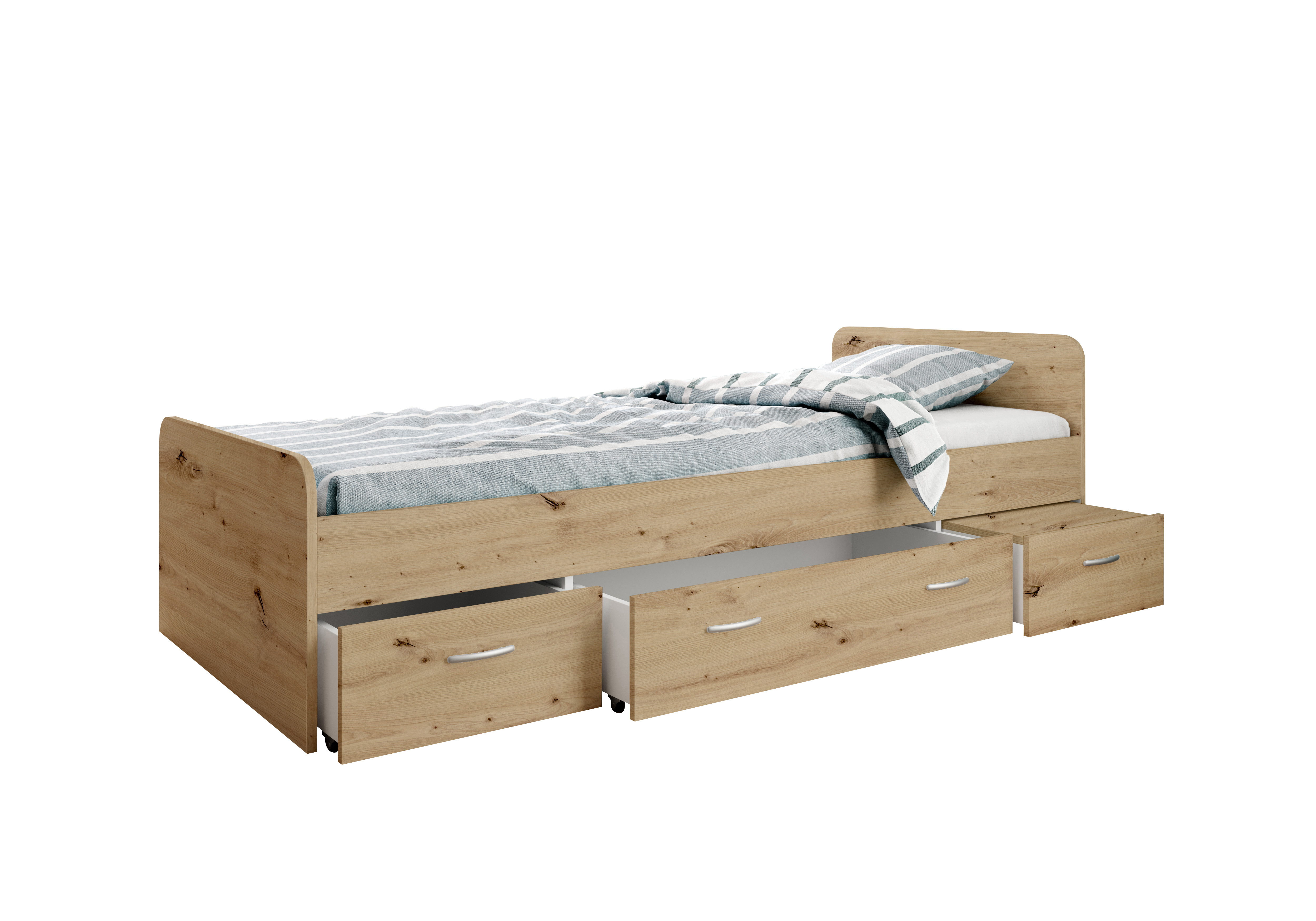 Pol-Power Bett Boro, artisan/eiche