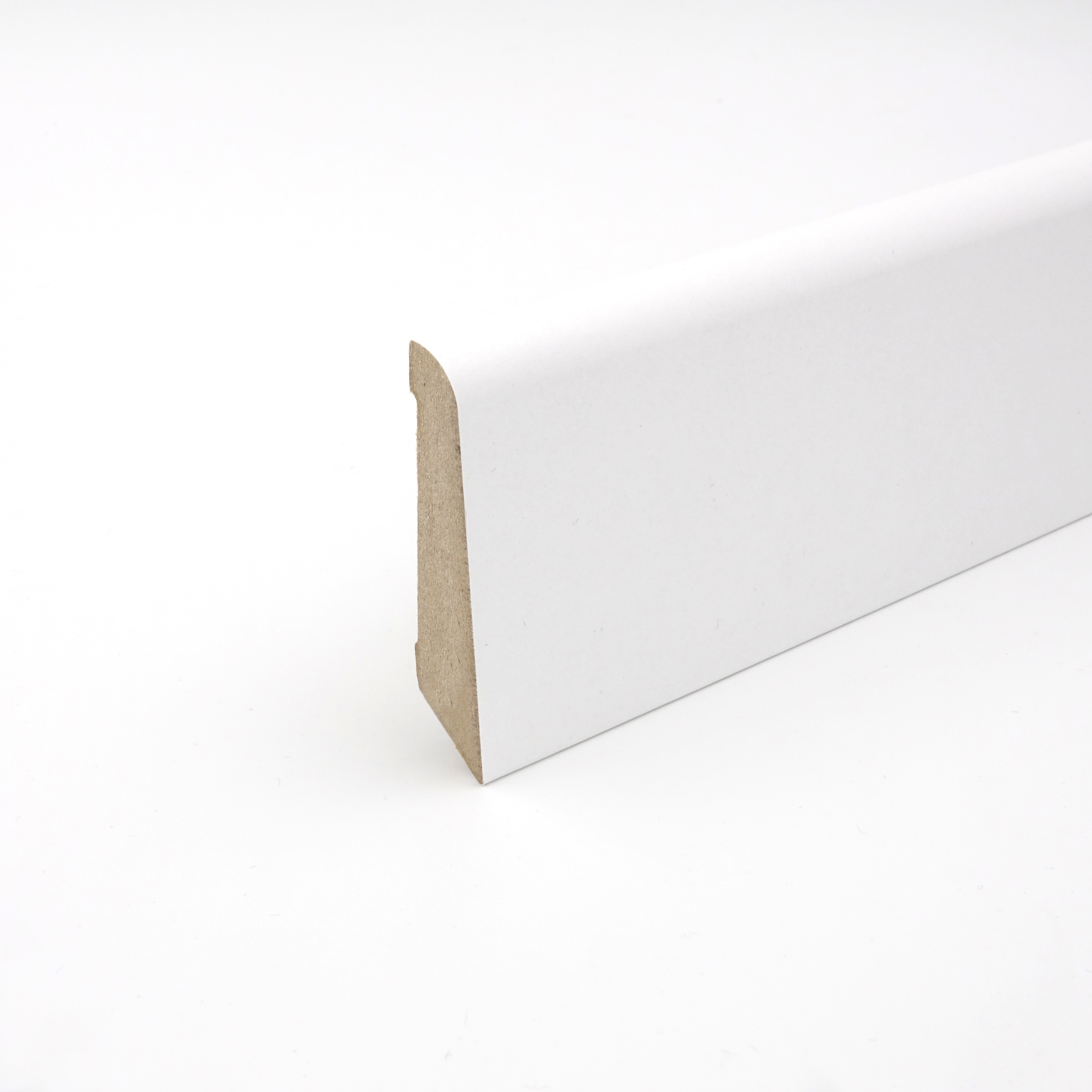 Döllken MDF-Sockelleiste Modern 60, weiß