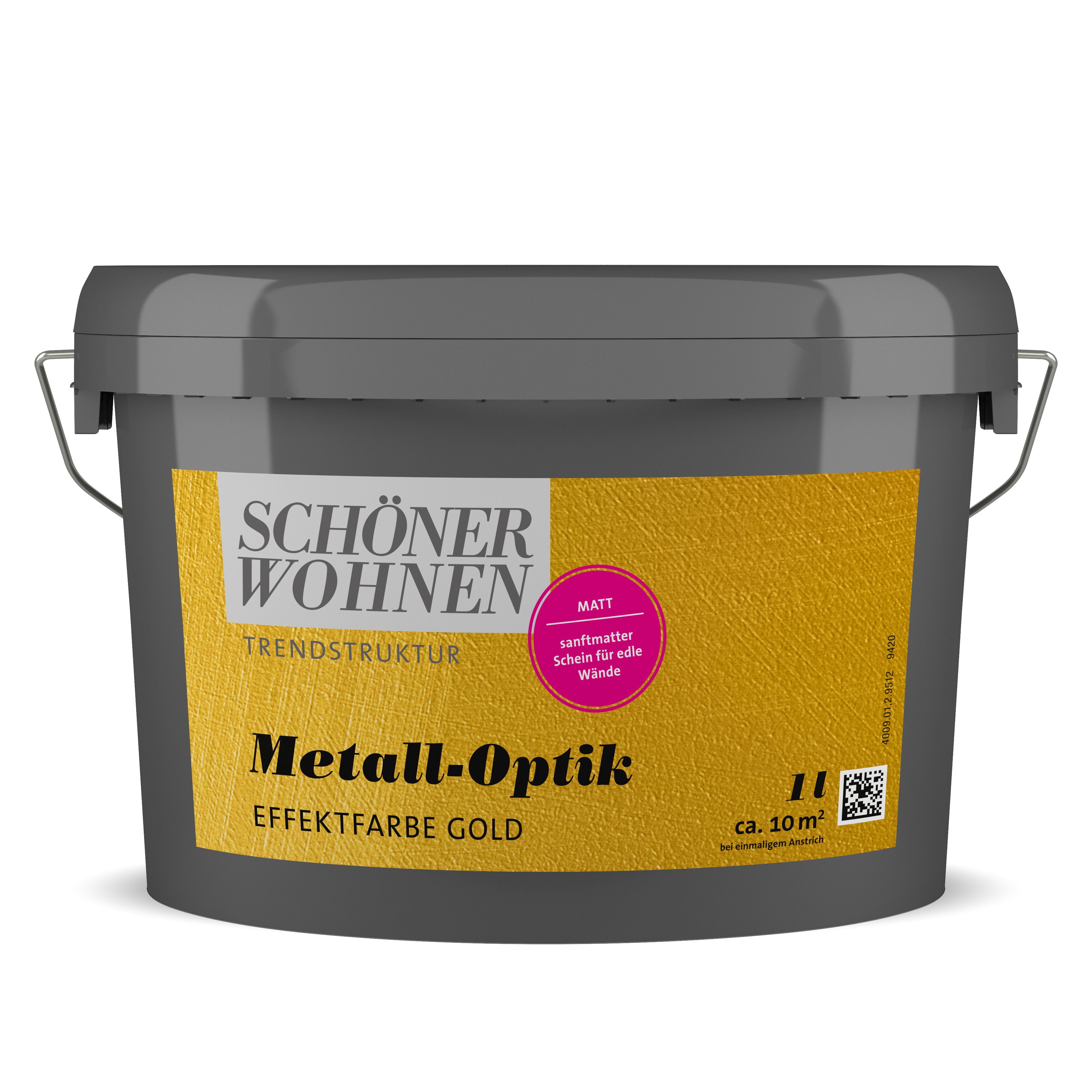 SW_9420-0001-9512 Schöner Wohnen Metall-Optik Effektfarbe, matt, gold