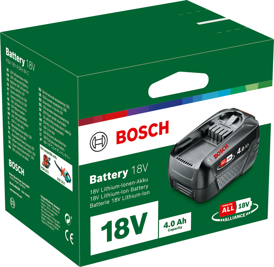 Bosch Akkupack PBA 18V 4.0Ah W-C
