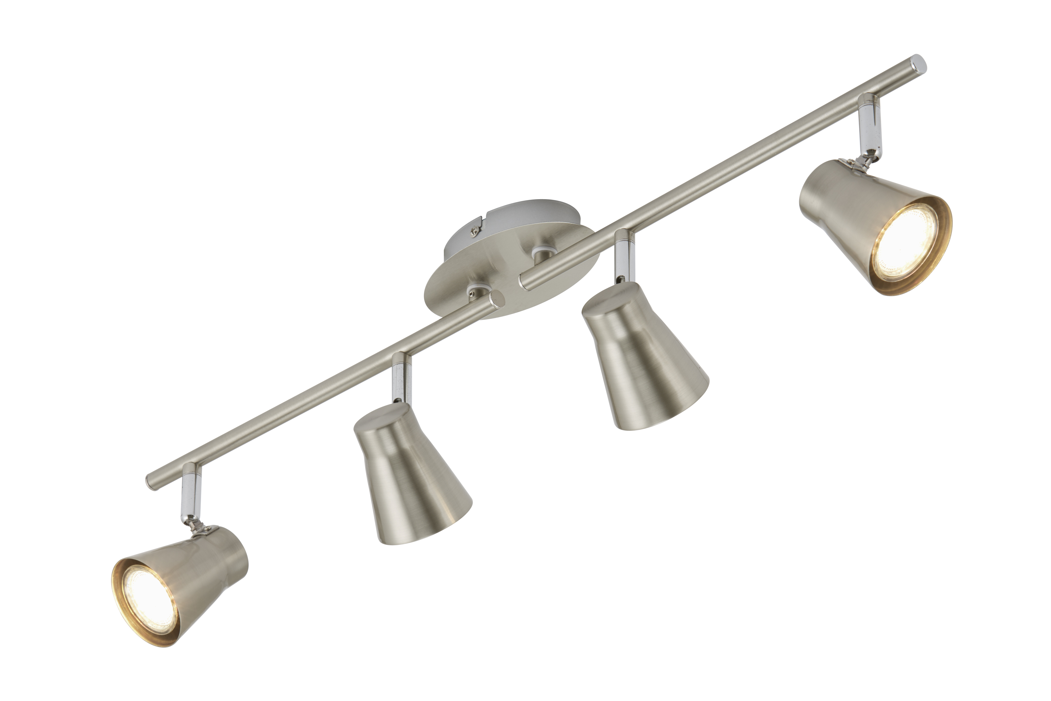 701960-1 BRILONER SCHIENE 4XGU10 3W MATT-NICKEL